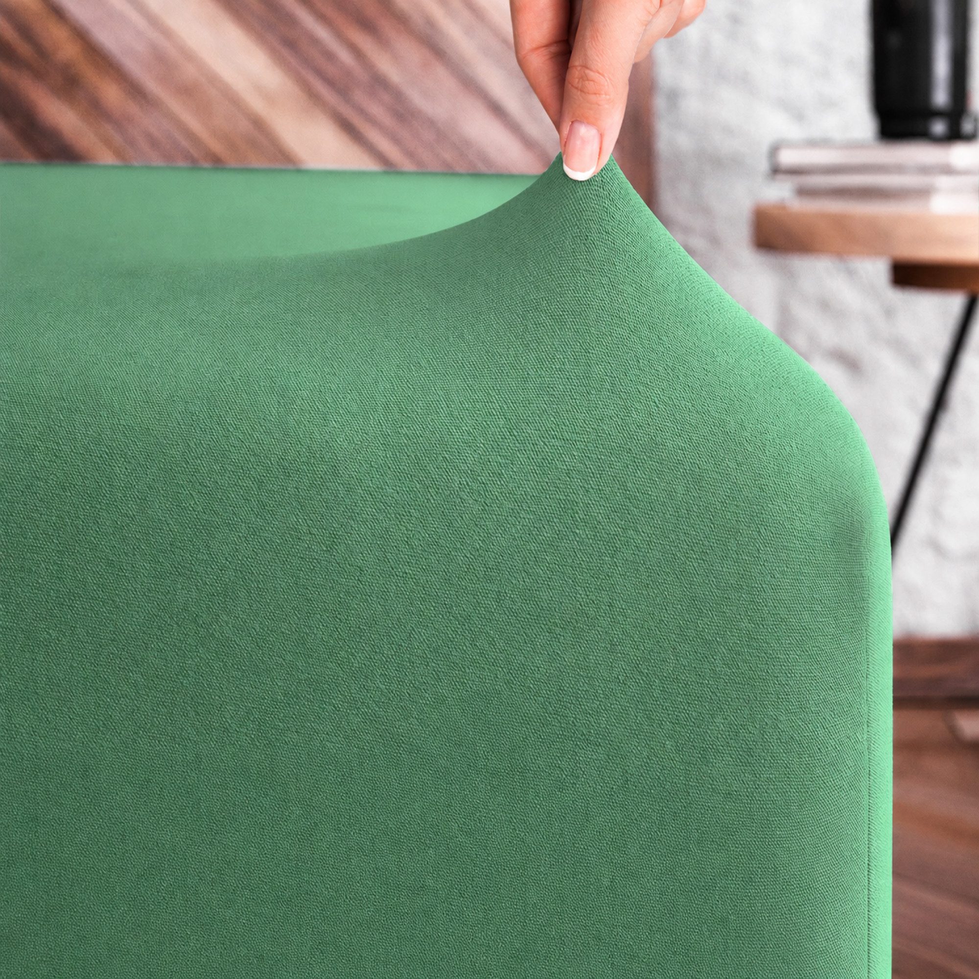 Wolkenfeld Spannbettlaken Boxspringbett Bettlaken - Spannbetttuch für Matratzen bis 40cm, Jersey, Gummizug: rundum, (1 Stück), Elastisch & Rutschfest: 90x200, 1 – Bild 5 von 5
