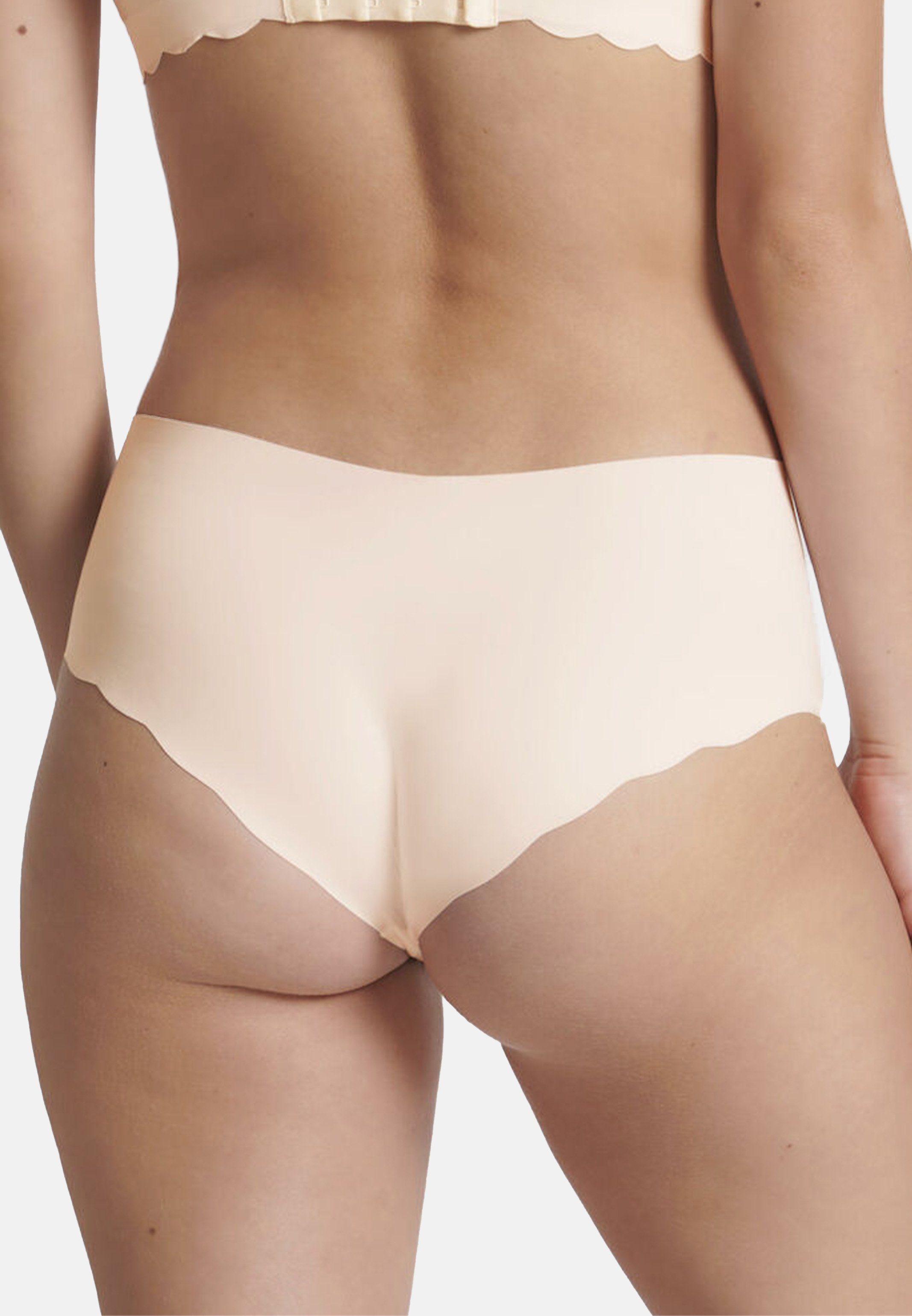 Sloggi Panty 6er Pack ZERO Kleidung Elfenbein - 2.0 Abzeichnen Slip Short unter 6-St) (Spar-Set, - Microfibre Nahtlos Kein