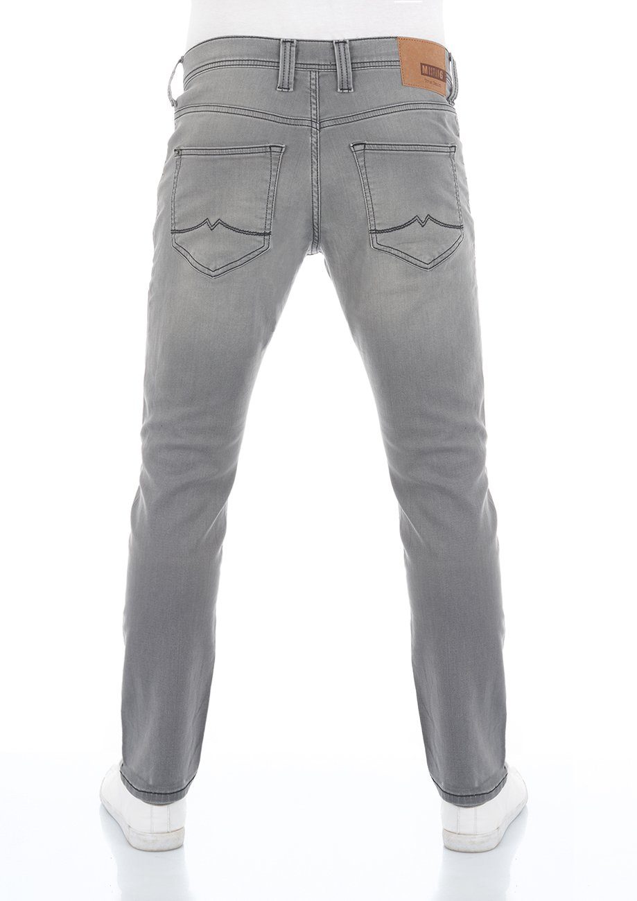 MUSTANG Tapered-fit-Jeans Herren Jeanshose Real Hose Tapered mit Oregon Denim Stretch Fit Denim Light Grey X Slim K (311)