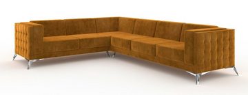 JVmoebel Ecksofa, Ecksofa L-Form Stoff Couch Wohnlandschaft Garnitur Design