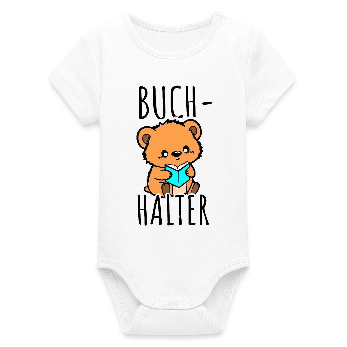 Spreadshirt Kurzarmbody Buchhalter Bio Kurzarm Baby Body (1-tlg)