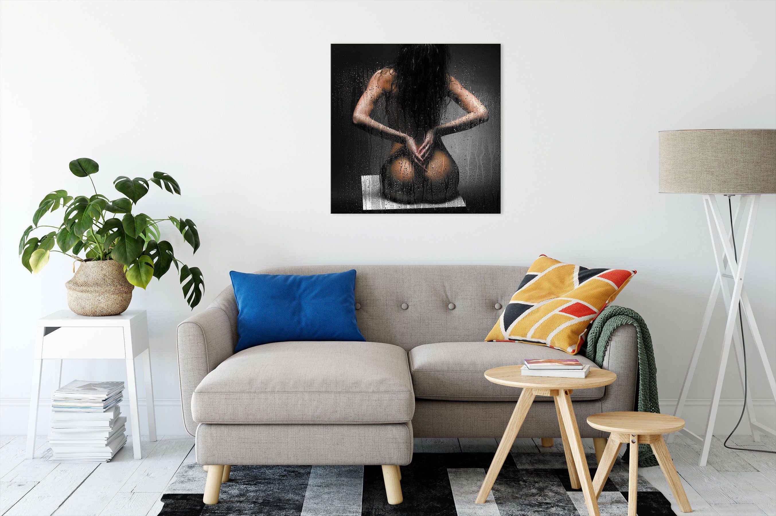 Pixxprint Leinwandbild Nackte Frau, Nackte Frau günstig online kaufen