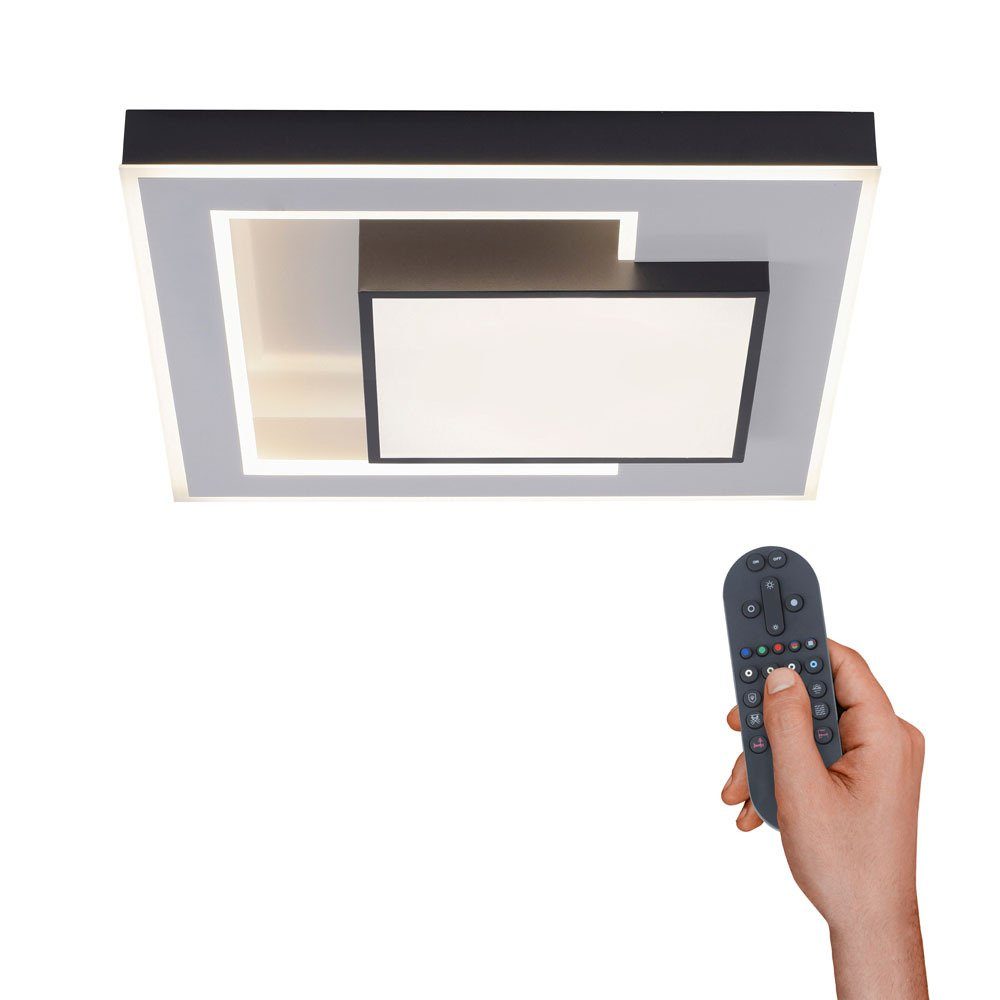 Paul Neuhaus Smarte LED-Leuchte LED Deckenlampe Q-ALTA Smart Home, Smart Home, CCT-Farbtemperaturregelung, Dimmfunktion, Memoryfunktion, mit Leuchtmittel, Warmweiß bis Kaltweiß, CCT Lichtfarbwechsel, dimmbar, getrennt schaltbar