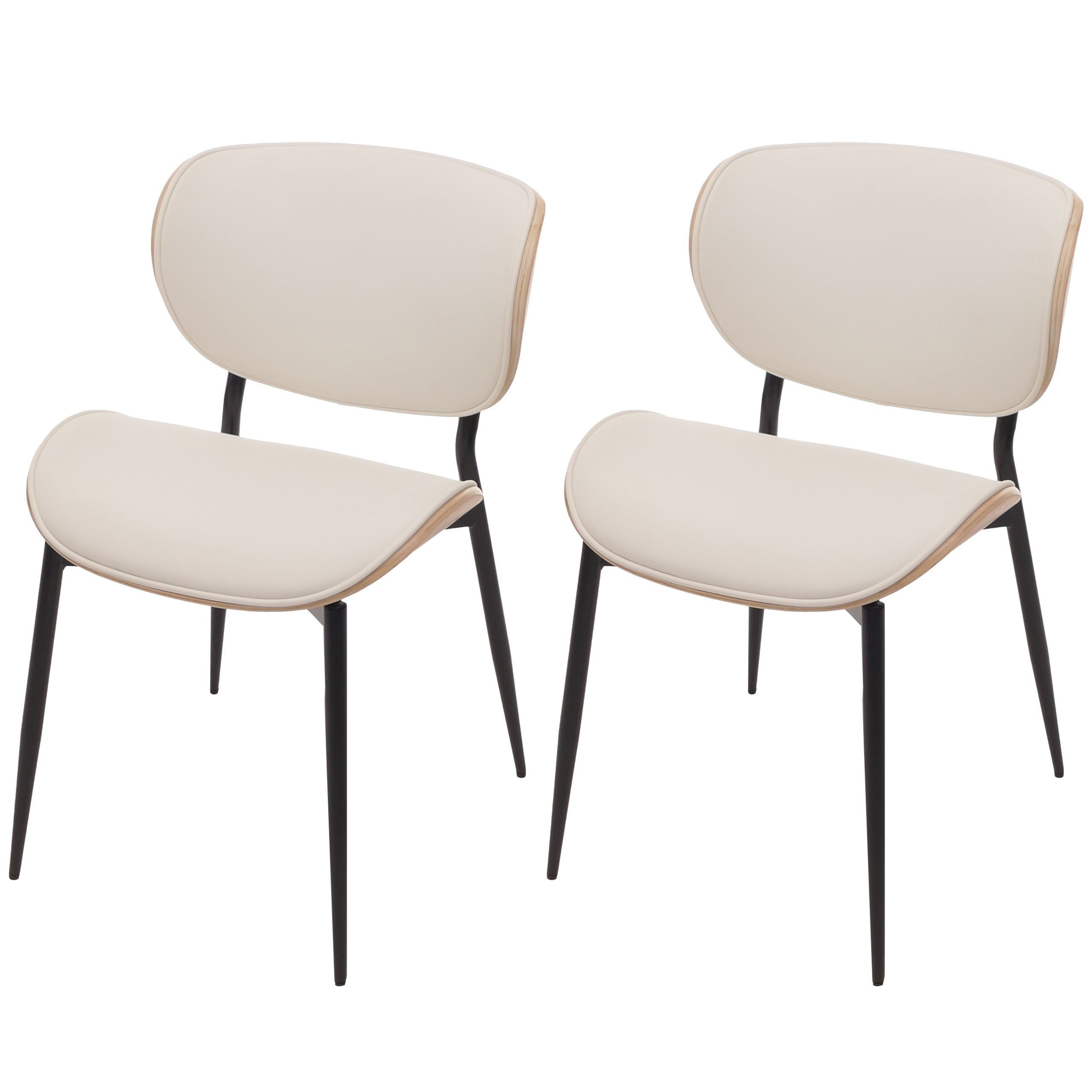 MCW Esszimmerstuhl MCW-O45-K (Set, 2 St), Einfacher Aufbau (Füße montieren)