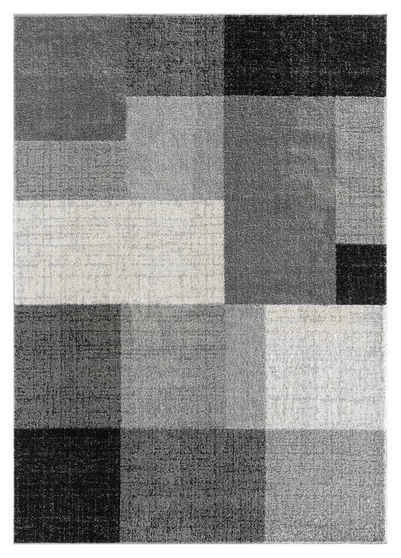 Teppich THALES, Grau, 120 x 160 cm, Polypropylen, Muster, merinos, rechteckig, Höhe: 11 mm