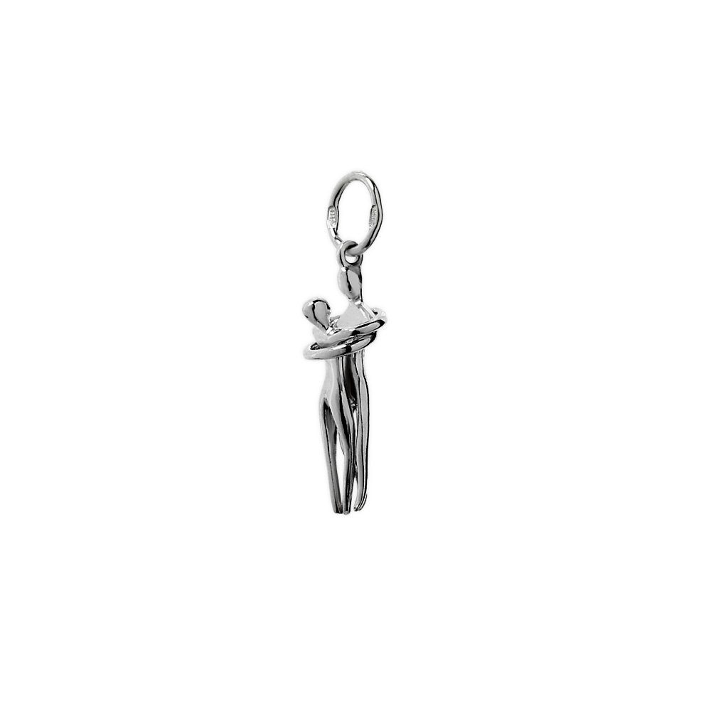 Kettenanhänger 925 Sterlingsilber Ketten Anhänger Umarmende Mann