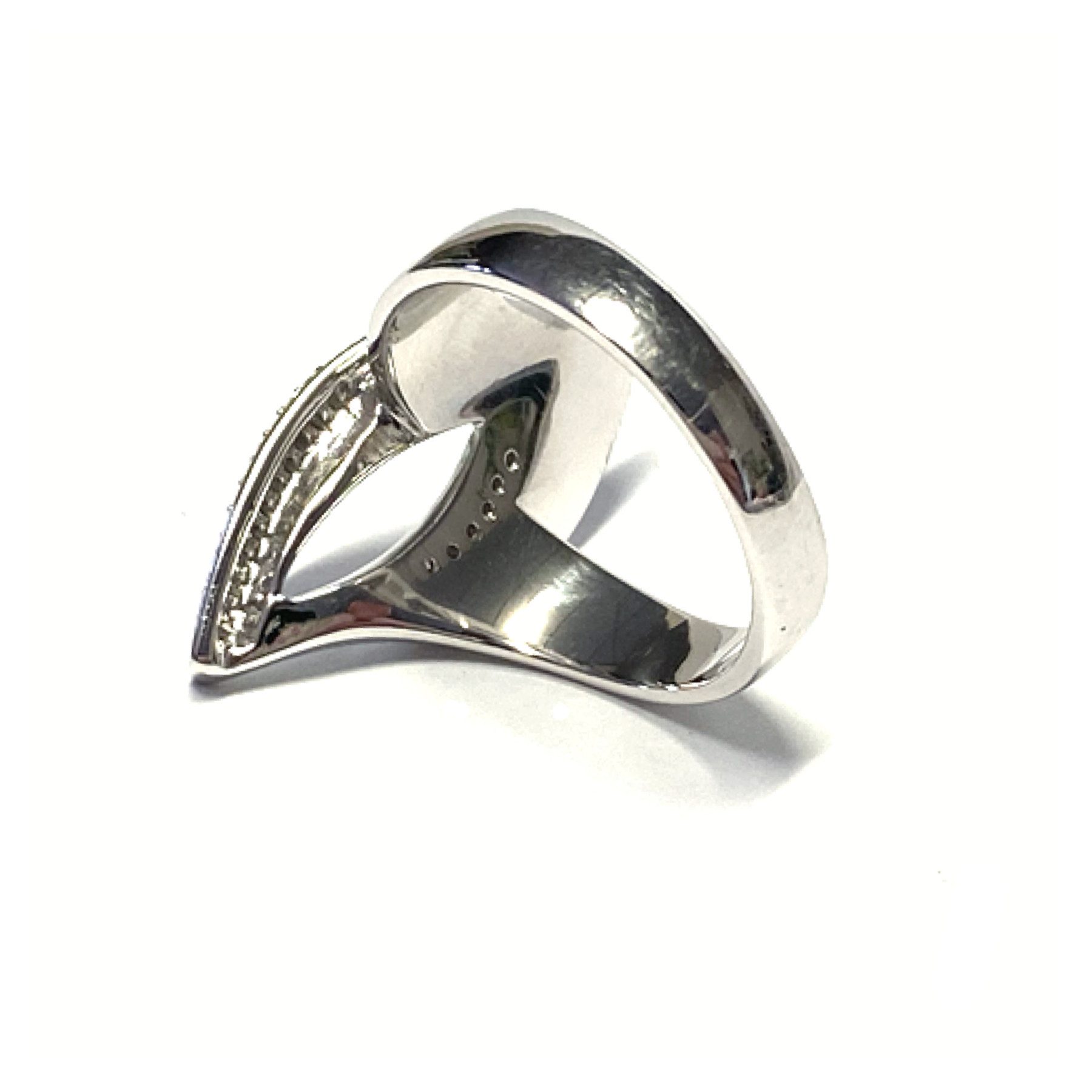 Edelschmiede925 Silberring Silberring 925 Silber rhod Zirkonias poliert einfarbig Übergröße #66