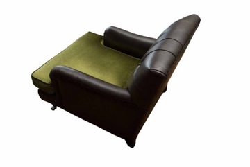 JVmoebel Chesterfield-Sessel, Sessel 1.5 Sitzer Klassisch Design Wohnzimmer Chesterfield Braun