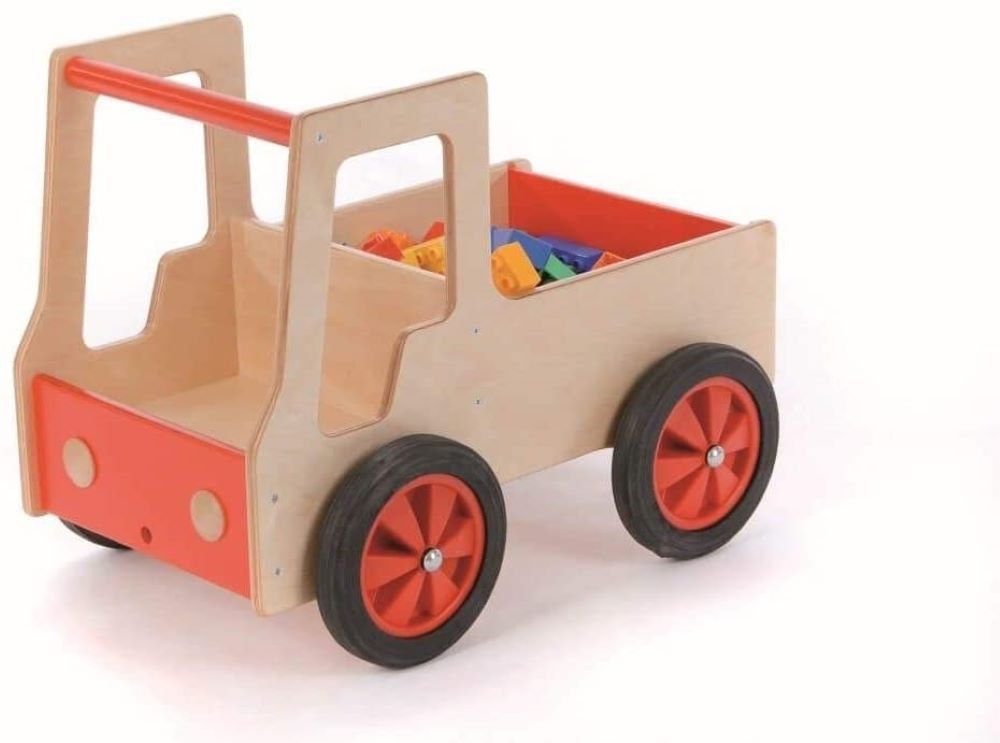 LeNoSa Spielzeug-Auto Made in Germany • BÄTZ • LKW aus massivem Buchenholz • Holzspielzeug