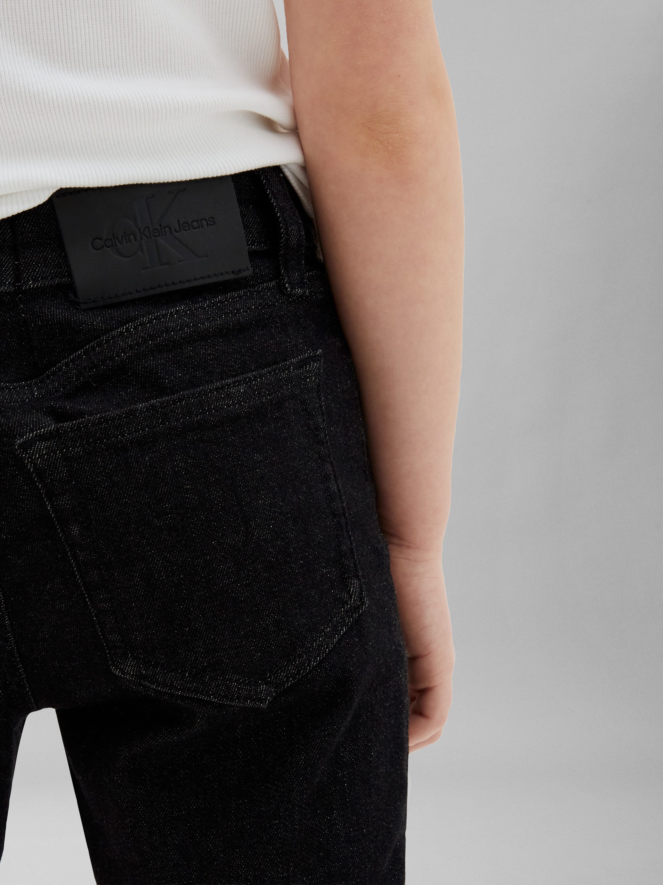 Calvin Klein Jeans Skinny-fit-Jeans MR SKINNY WASHED BLACK Slim fit mit Taschen