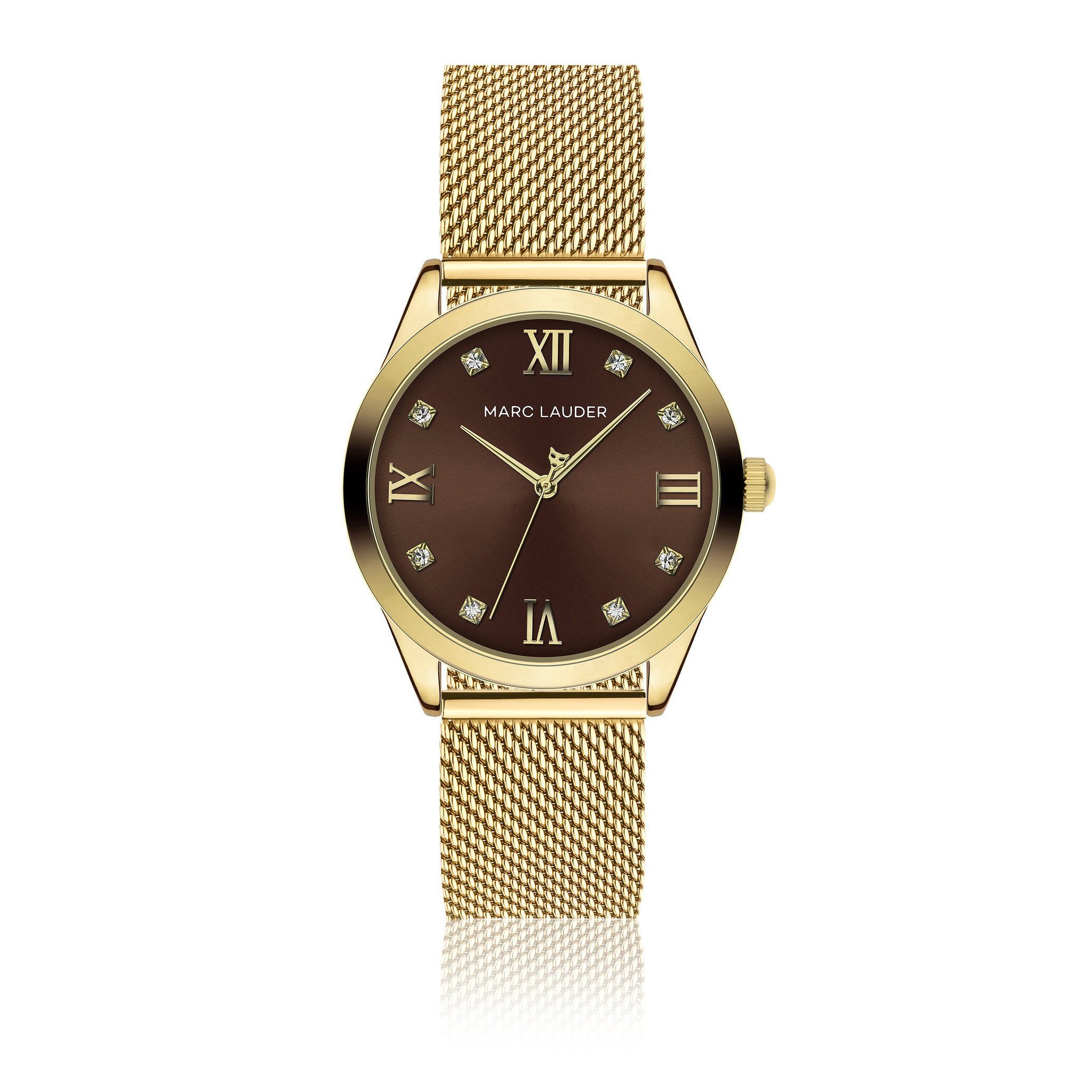 MARC LAUDER Quarzuhr ME7-B038G Marrakech Gold Mesh