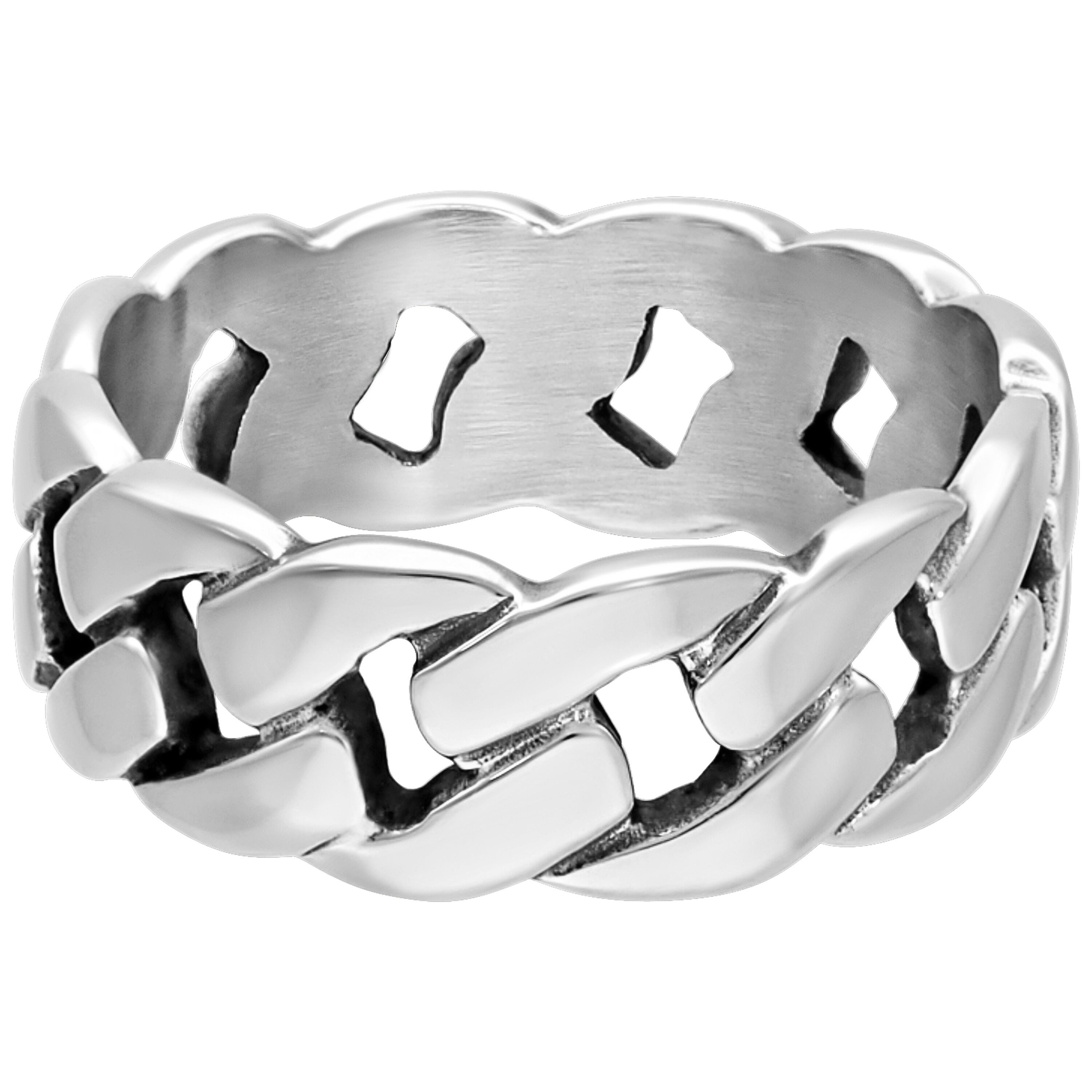 Fingerring Chunky Ring - Silber, 20,0 mm