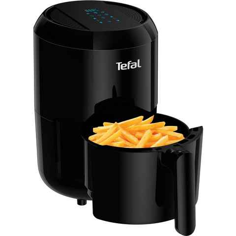 Tefal Heißluftfritteuse EY3018 Easy Fry Compact, 1030 W, Kapazität: 1,6 L, 6 Kochprogramme, Timer, gesund ohne Fett/Öl