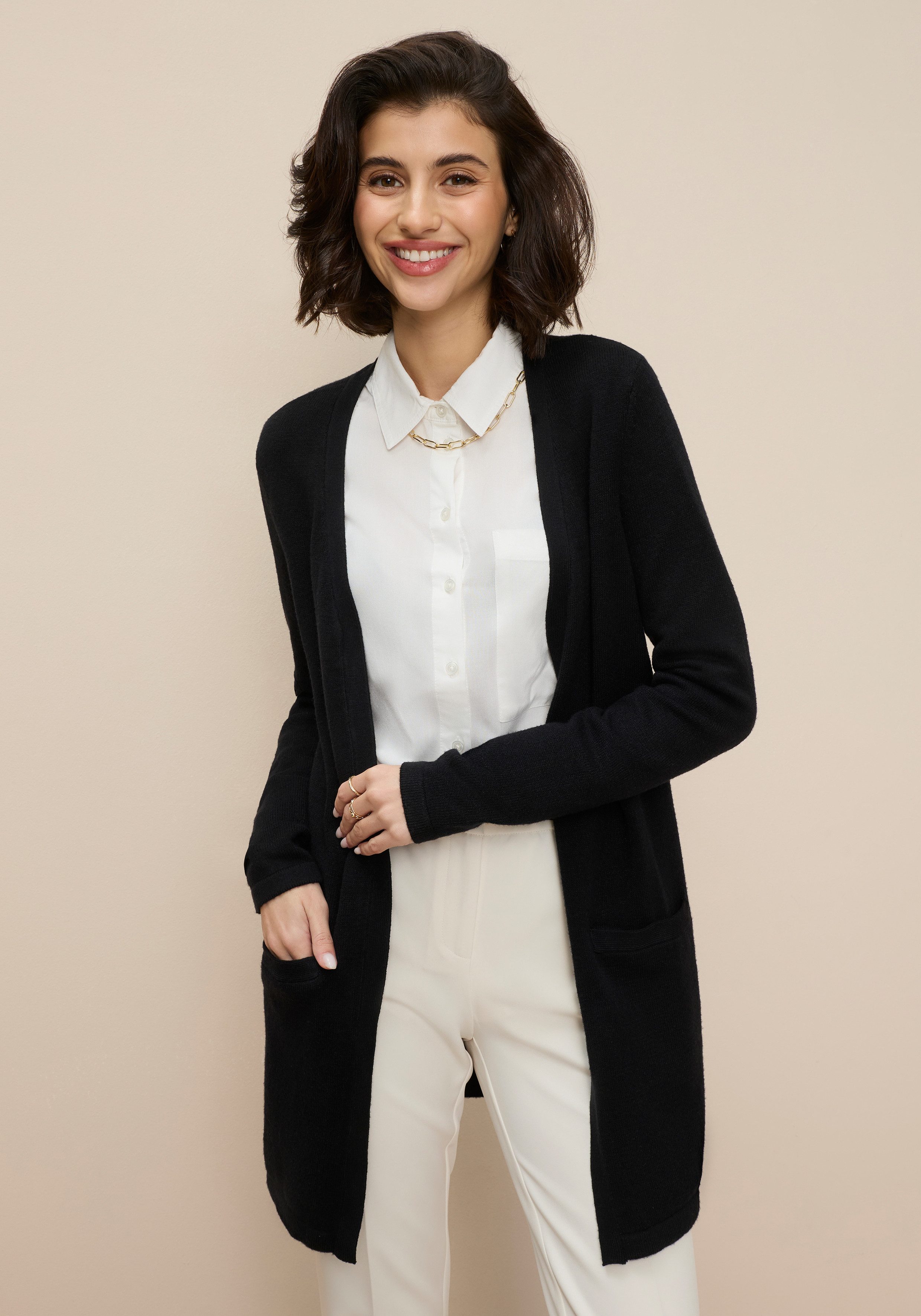 Tamaris Strickjacke mit Taschen