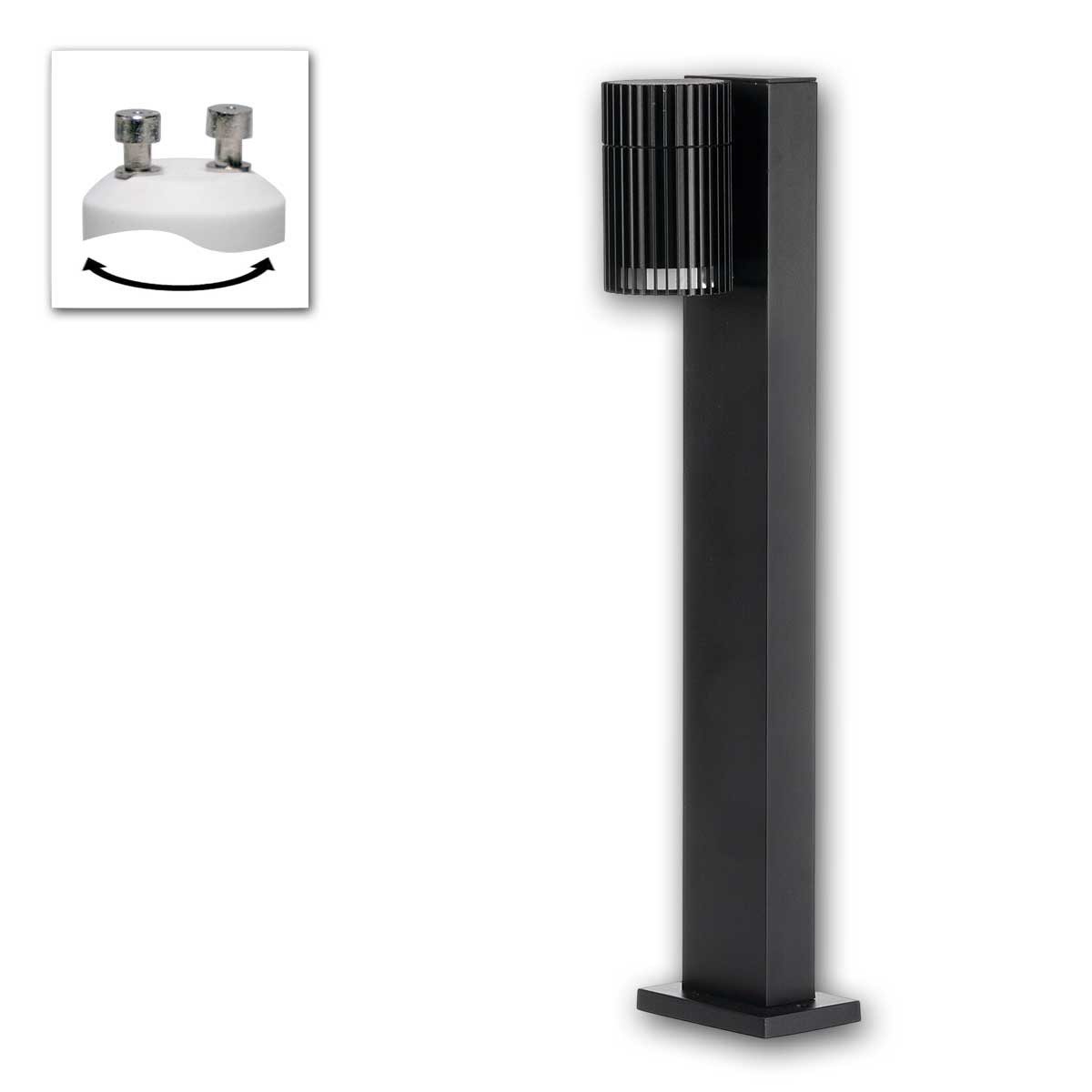 Kanlux LED Außen-Wandleuchte Außen-Stand/Poller-Leuchte RADILO 50cm GU10 IP44