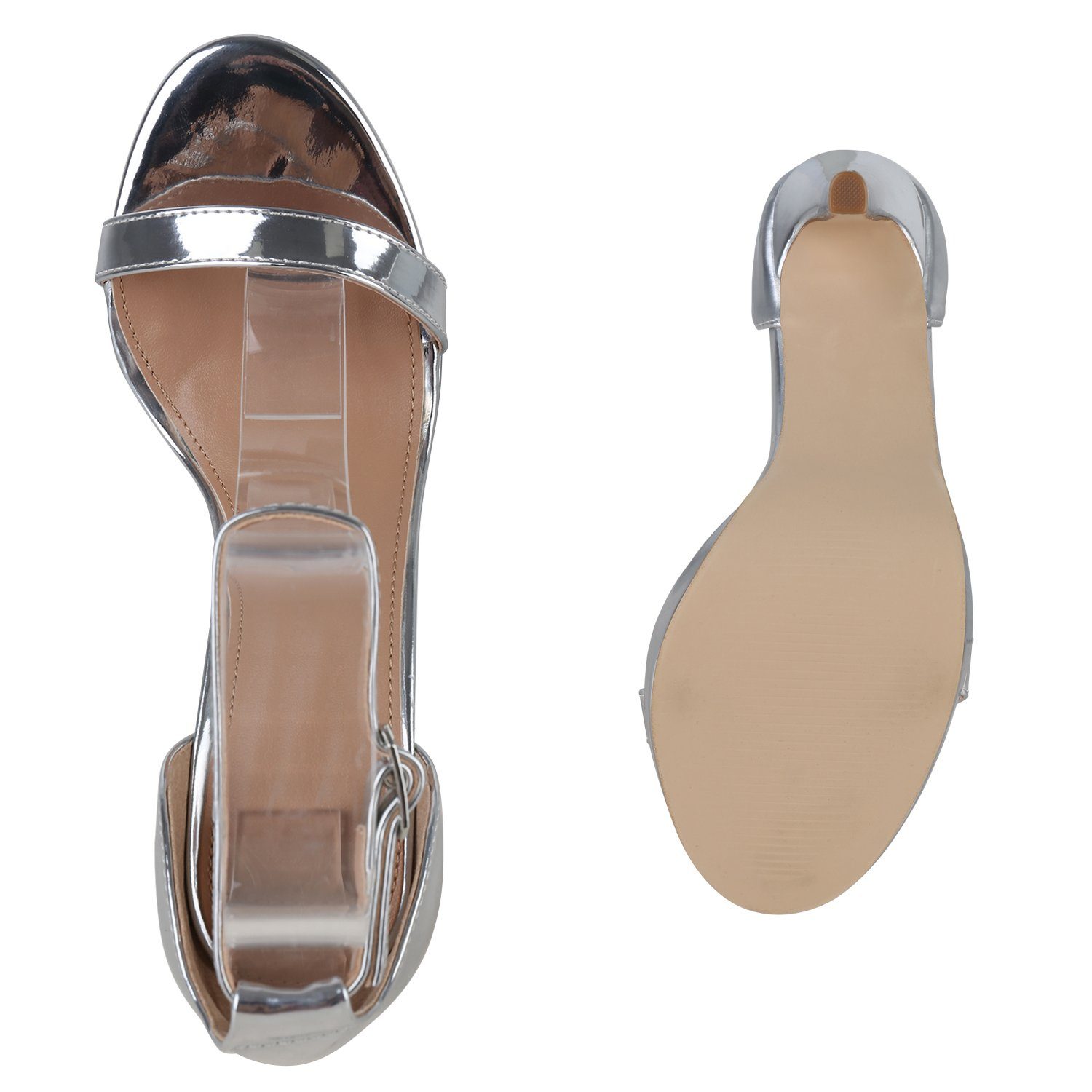 Schuhe Bequeme VAN Silber HILL 839340 Sandalette