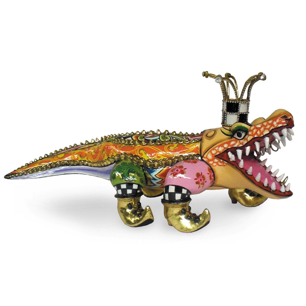 Tom`s Drag Skulptur Toms Drag Alligator Francesco (1 St), perfekt zu jedem Anlass, Geburtstag, Weihnachten. Sammelfigur