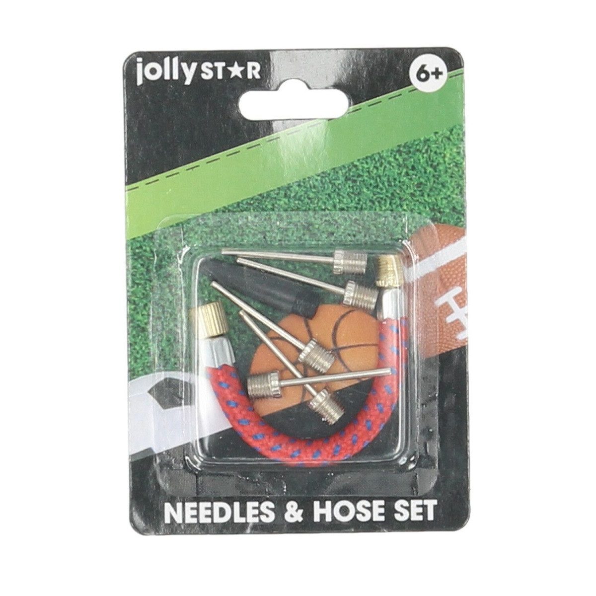 Jollystar Pumpen-Reparaturset - Luftnadel-Set mit Schlauch – Für Bälle, Matratzen & mehr, 5-St. – Bild 2 von 2