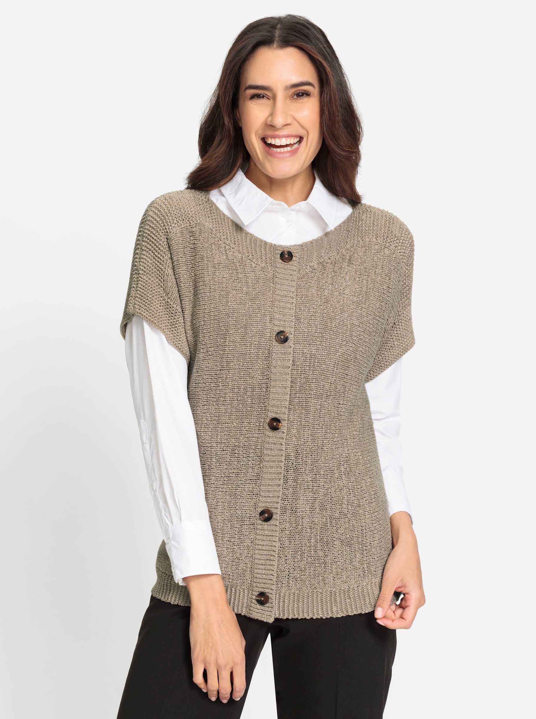 Witt Pullunder Pullunder Überschnittener Arm