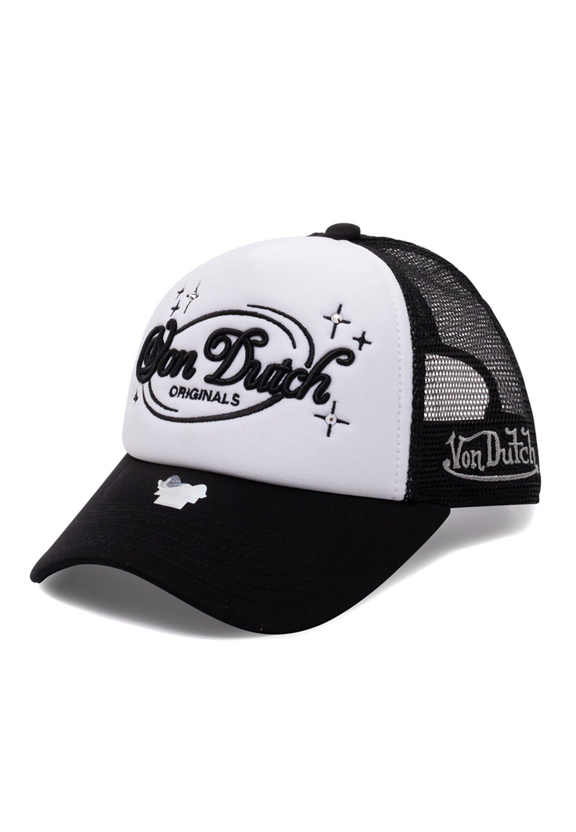 Von Dutch Trucker Cap Von Dutch Trucker Cap LUND White Black Weiß Schwarz