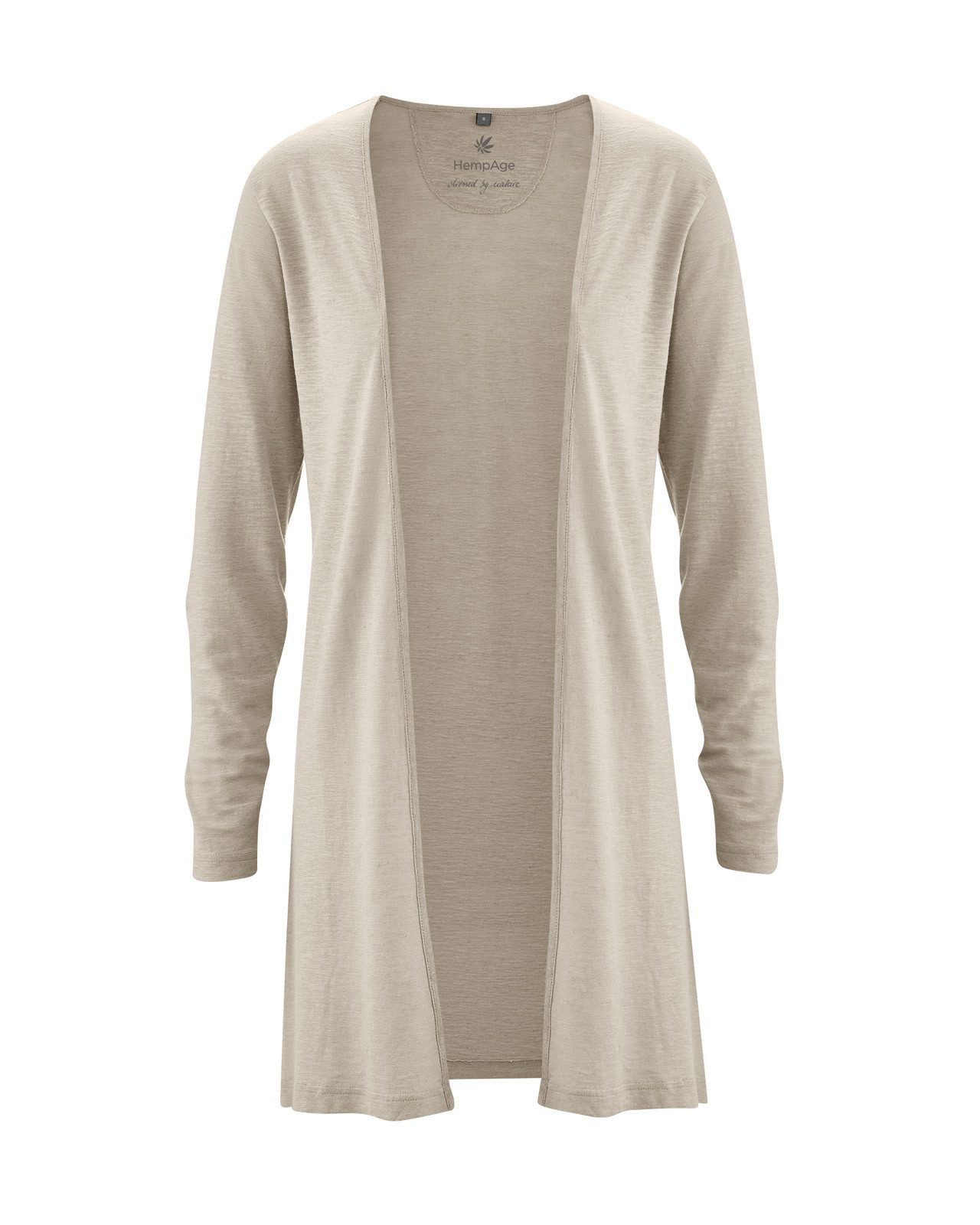 HempAge Cardigan Leichte Jersey Jacke Hanf/Biobaumwolle Casual Fit