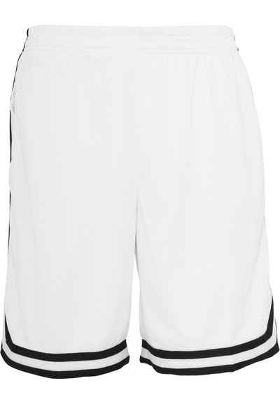 URBAN CLASSICS Stoffhose Herren Stripes Mesh Shorts (1-tlg)