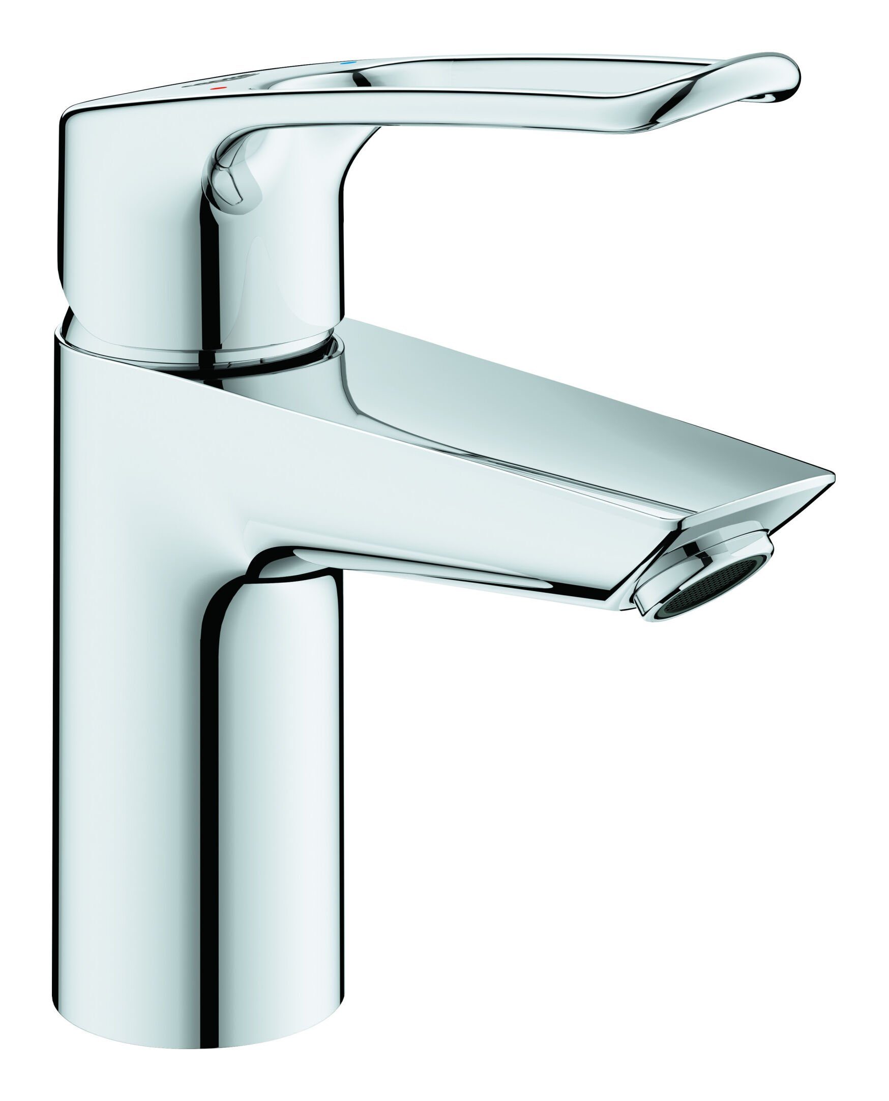 Grohe Waschtischarmatur Eurosmart Einhand offener Hebel mit Push-open-Ablaufgarnitur S-Size