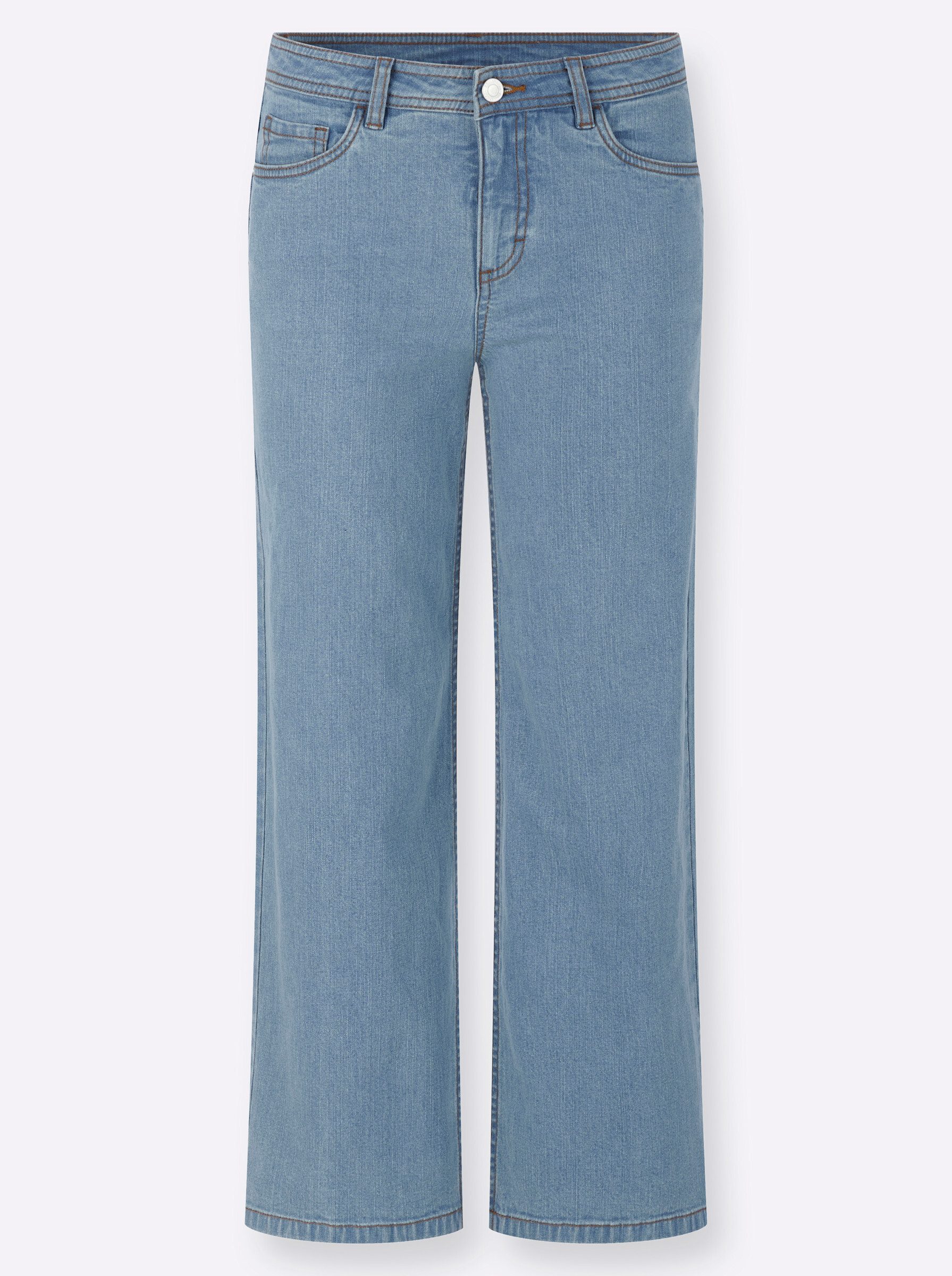 Witt Jeansshorts Jeans-Culotte leicht vertieft