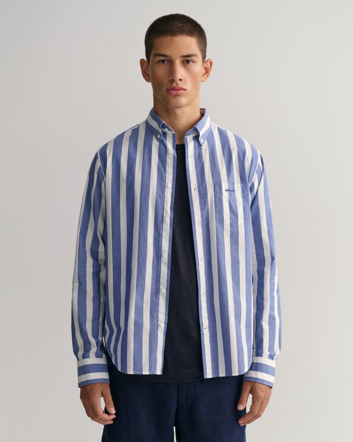 Gant Langarmhemd REG UT WIDE BROADCLOTH STRIPE BD