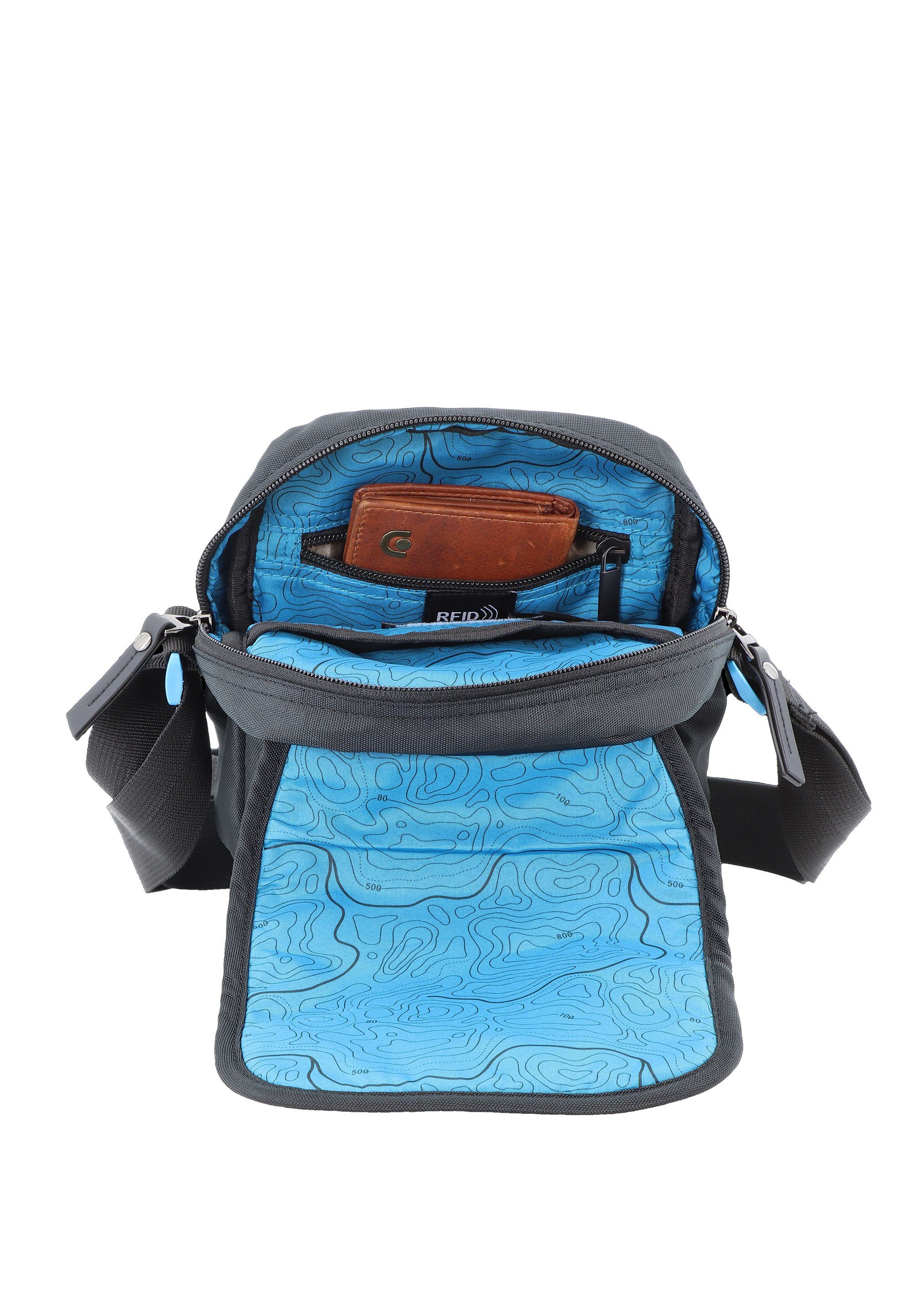 Discovery Schultertasche Icon, Hergestellt aus dem rPet Polyester-Material