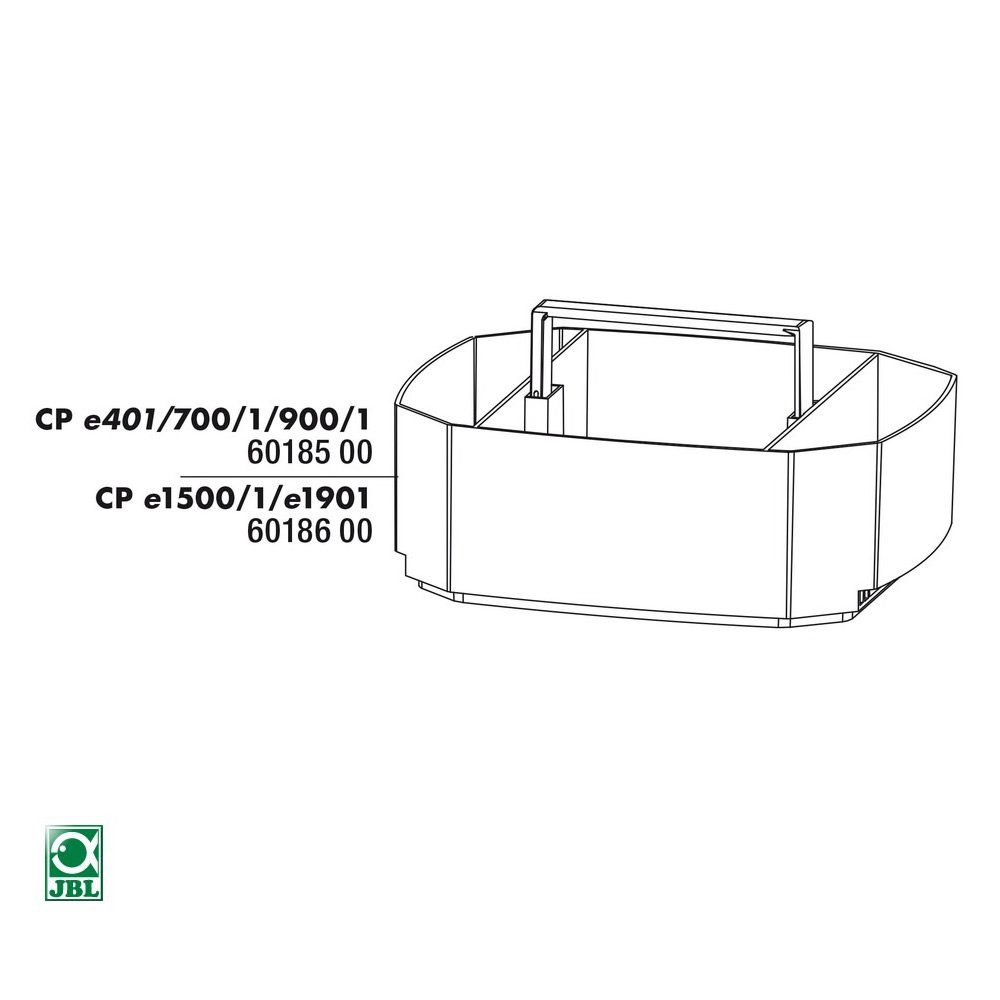 JBL GmbH & Co. KG Aquarium Ersatzteil CP e4/7/900/1 Korbeinsatz oben