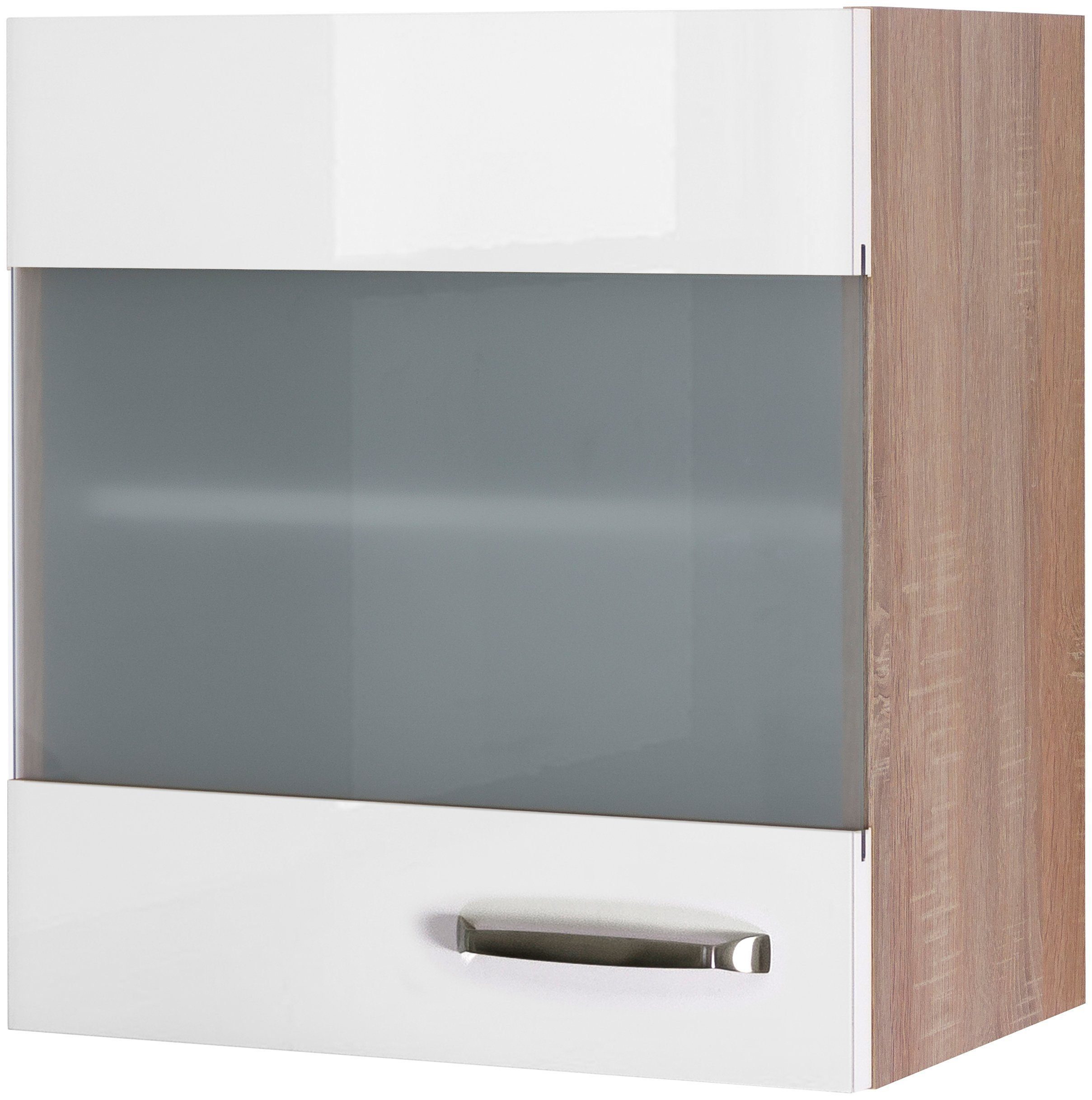 Flex-Well Glashängeschrank x (B H 32 cm, Florenz 54,8 x x 50 Stollenglastüren mit x T)