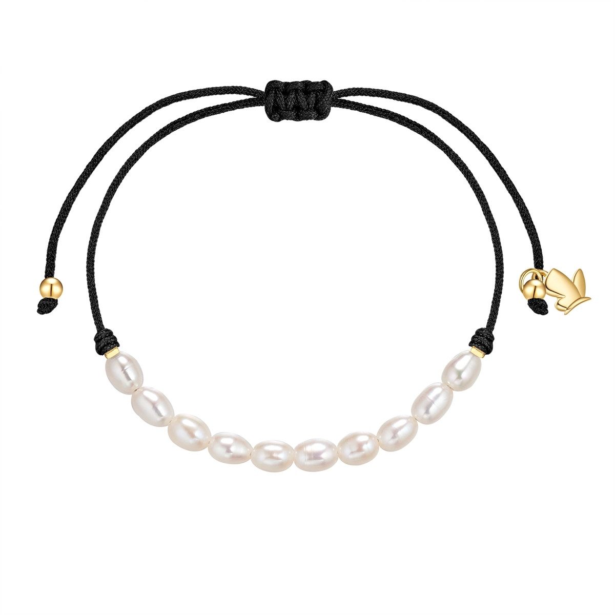 Glanzstücke München Perlenarmband gelbgold