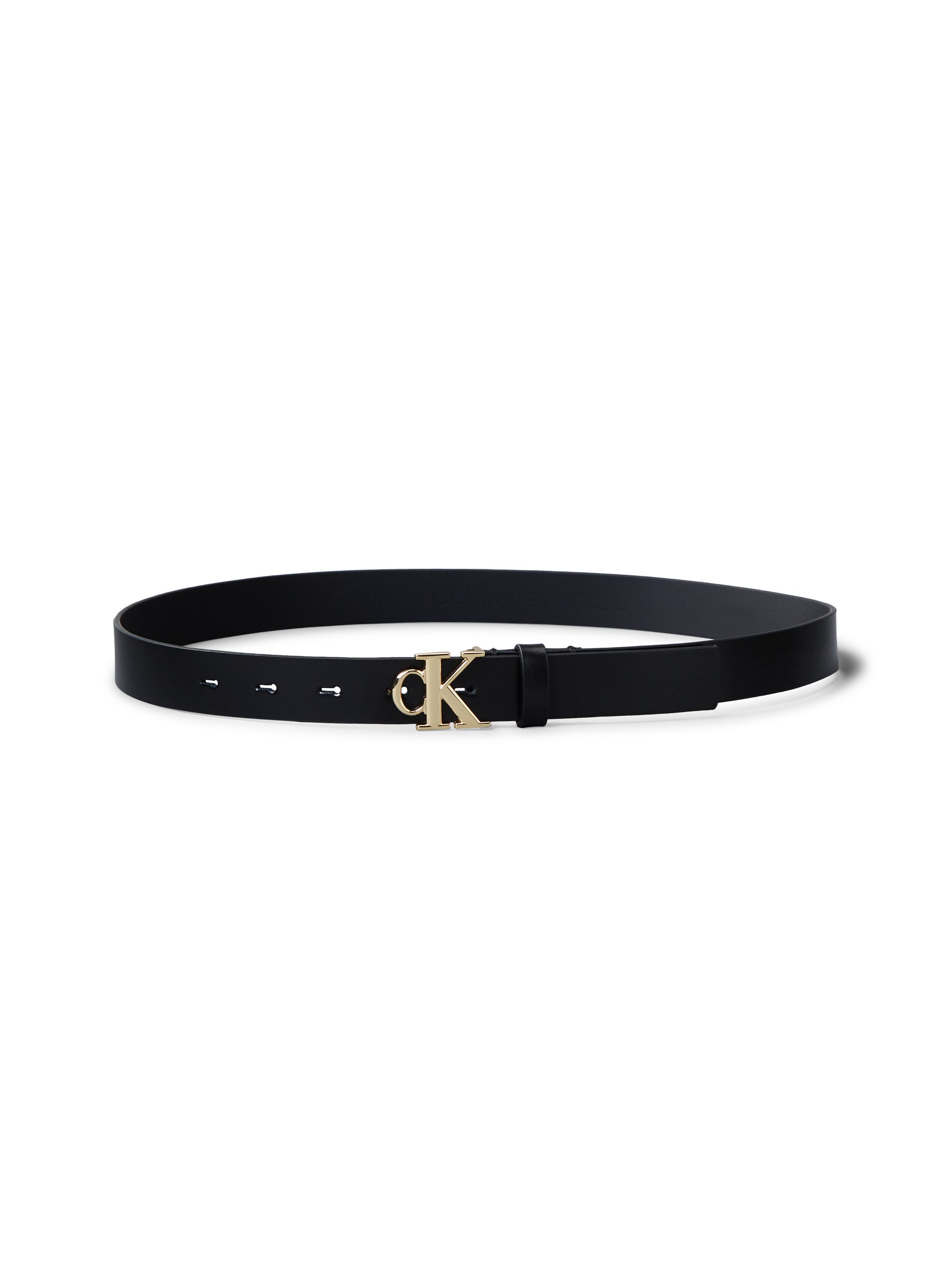 Calvin Klein Jeans Ledergürtel Monogram Plaque günstig online kaufen