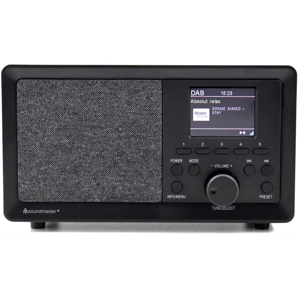 Soundmaster DAB350SW Heimradio schwarz - Digitalradio. Radio