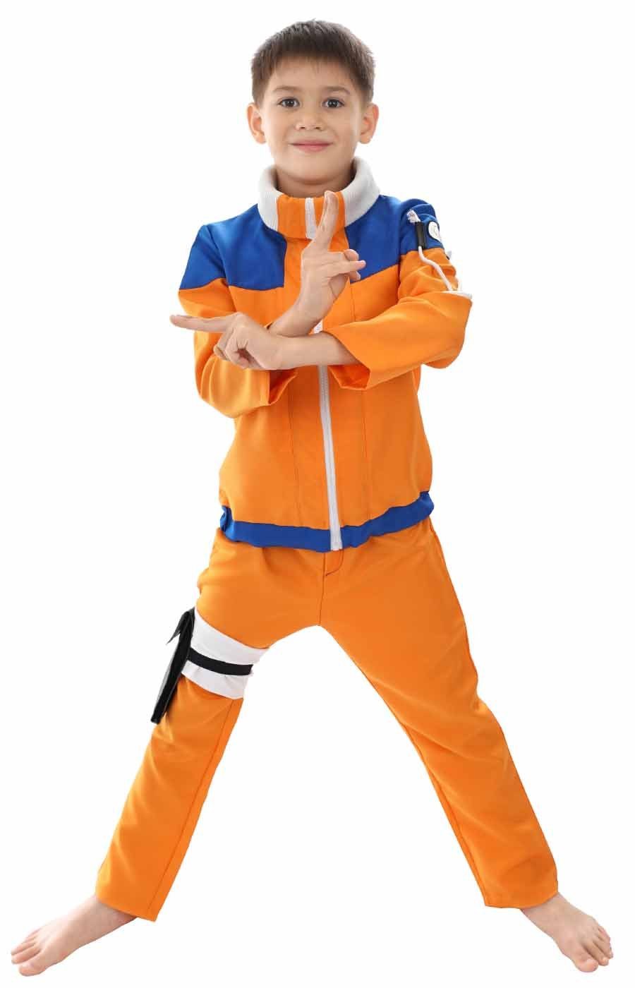 GalaxyCat Kostüm Genin Kinderkostüm für Naruto Fans, Uzumaki Ninja Kinder  Kostüm, Kinder Kostüm von Naruto Uzumaki
