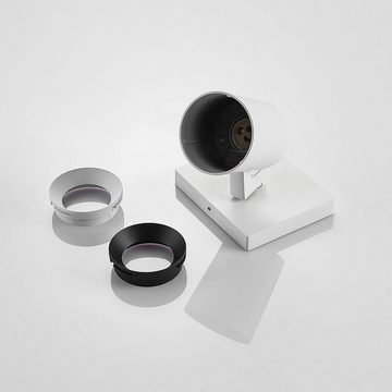Arcchio Strahler Iavo, Modern, Aluminium, weiß, 1 flammig, GU10, Deckenlampe, Deckenleuchte