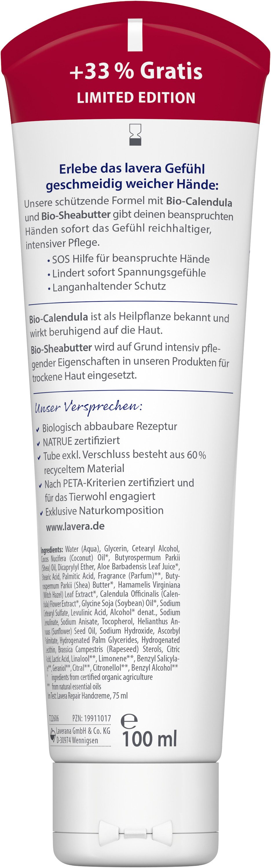 lavera Handcreme Repair Handcreme +33%
