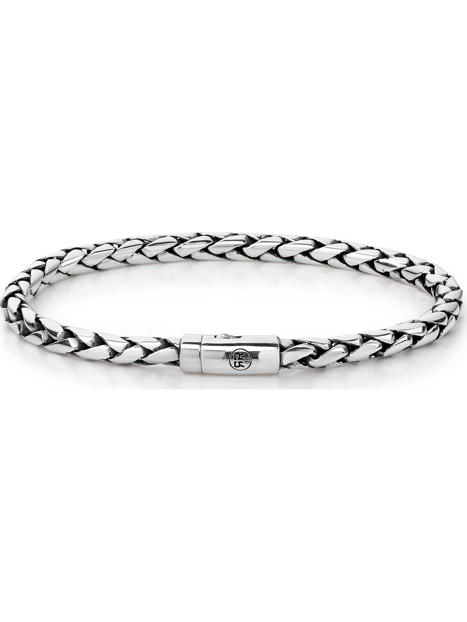 Rebel & Rose Armband modern Silber, Rose Rebel 925er & Unisex-Armband