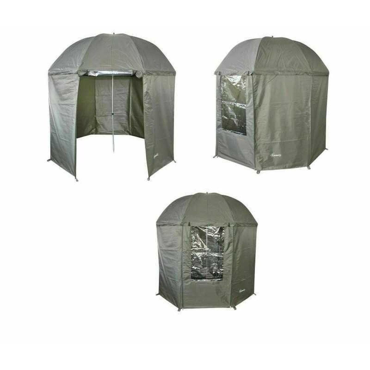 CarpOn Angelzelt 5-Saisons Brolly Schirm mit Fenster 2,5m, (1 tlg)