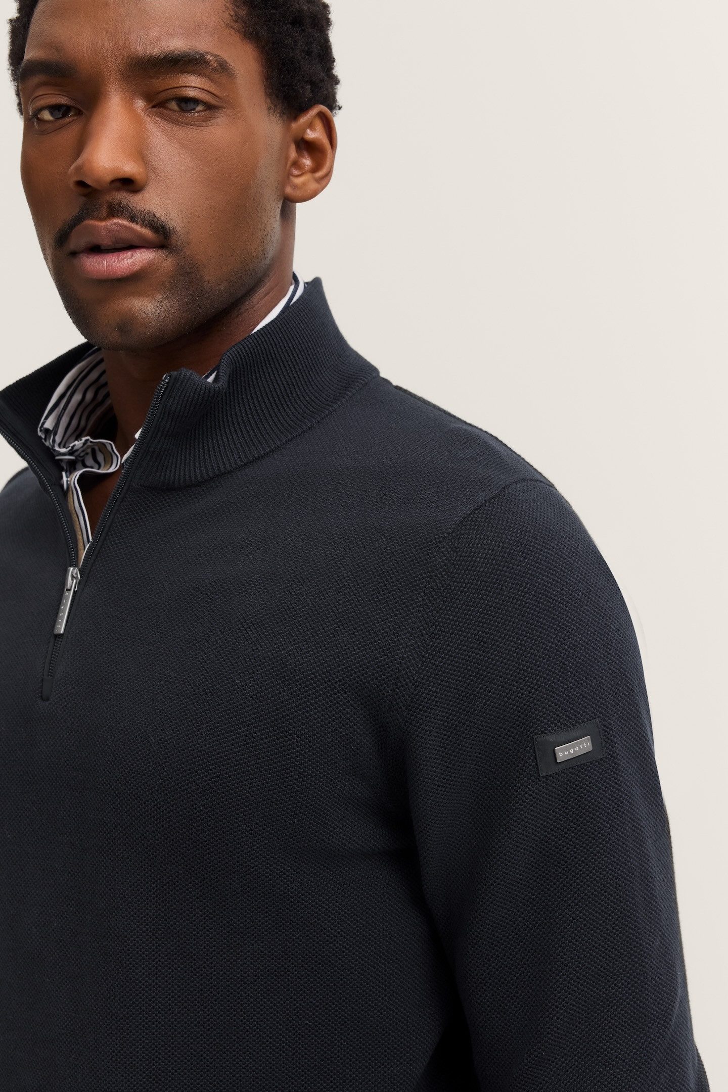 bugatti Troyer Basic Essential aus reiner Baumwolle