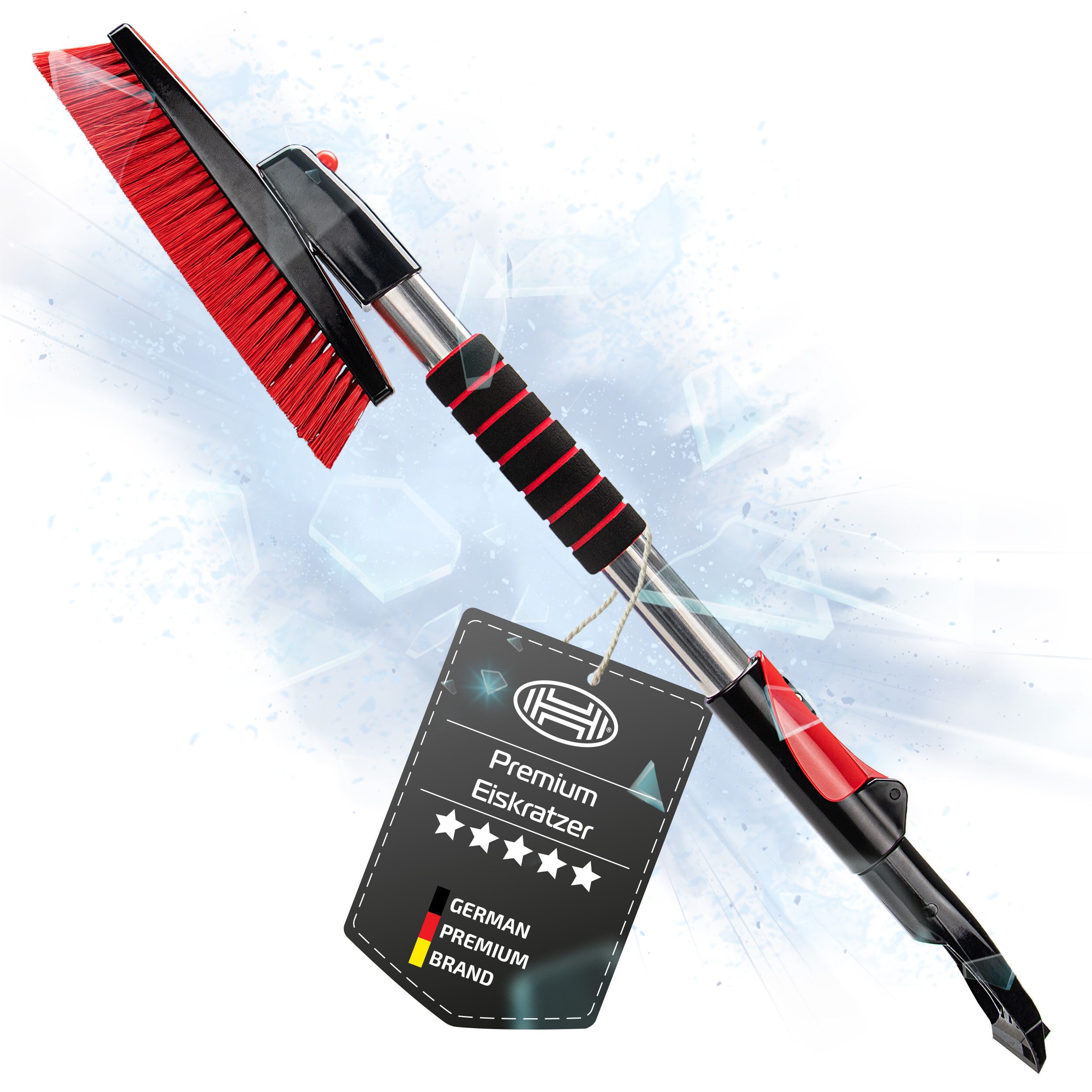 HEYNER Скребок для льда Auto Скребок для льда mit Schneebesen drehbare Teleskop-Schneebürste