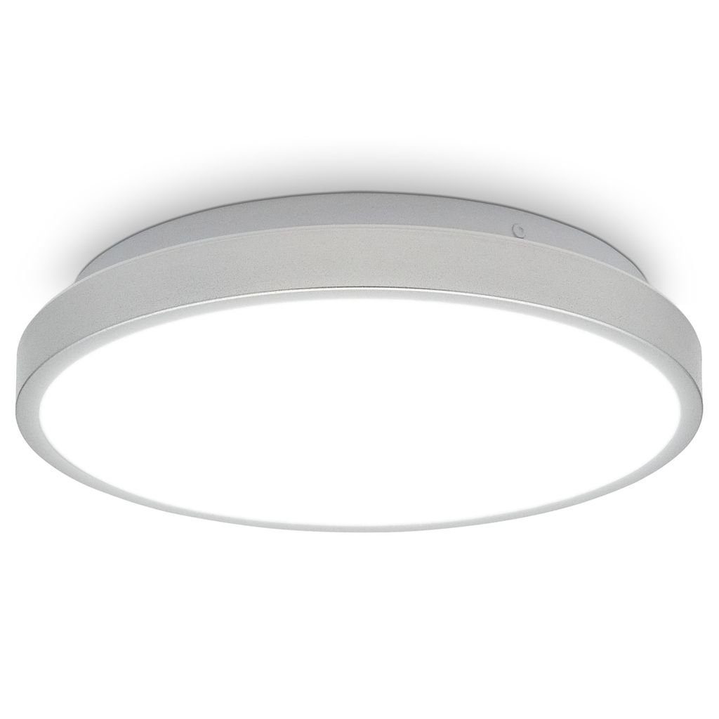 B.K.Licht Deckenleuchte moderne LED Bad-Deckenlampe IP44 flach rund 29x7cm günstig online kaufen