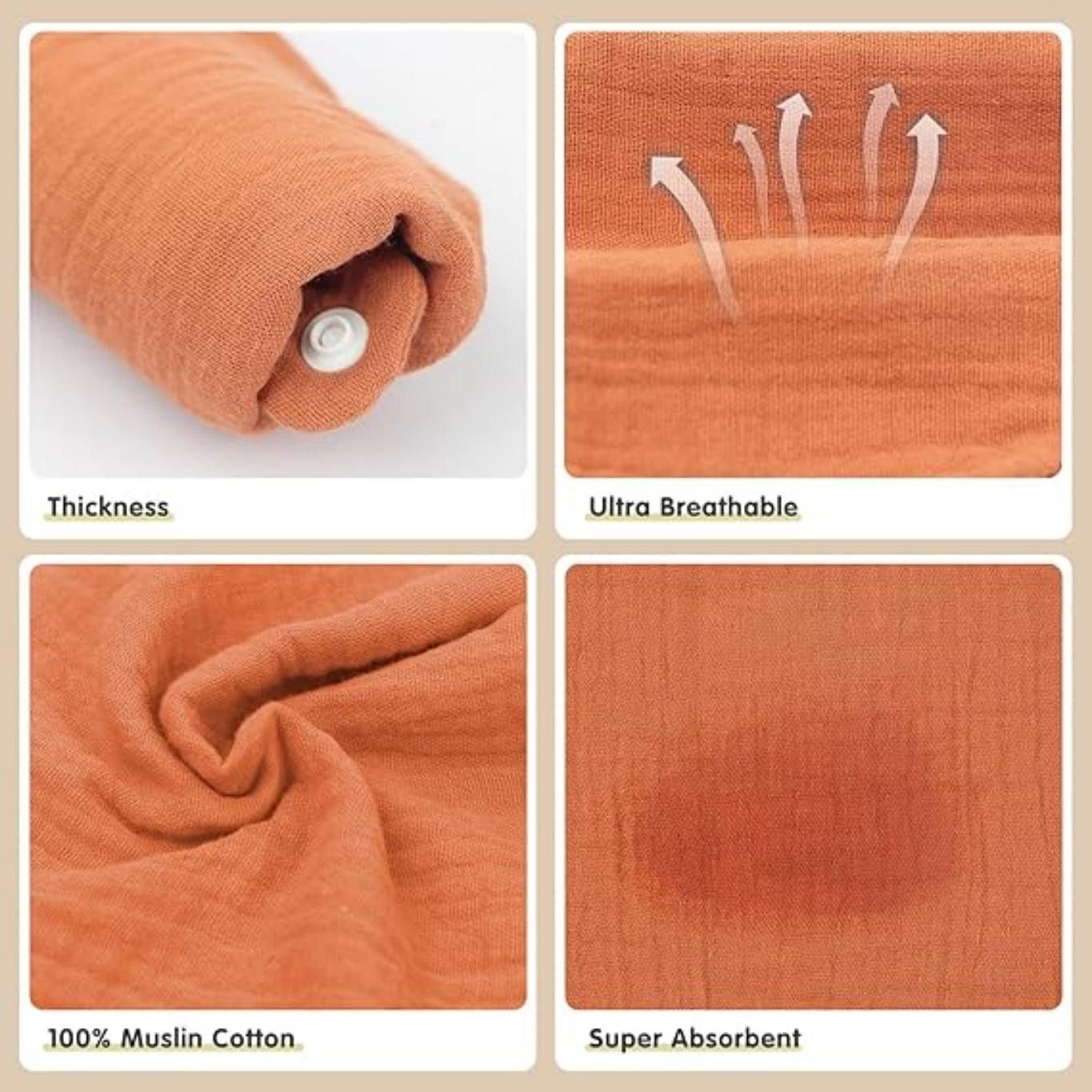 Coonoor Lätzchen Baumwolle Baby Bandana Sabberlätzchen für Kind, (6-St)