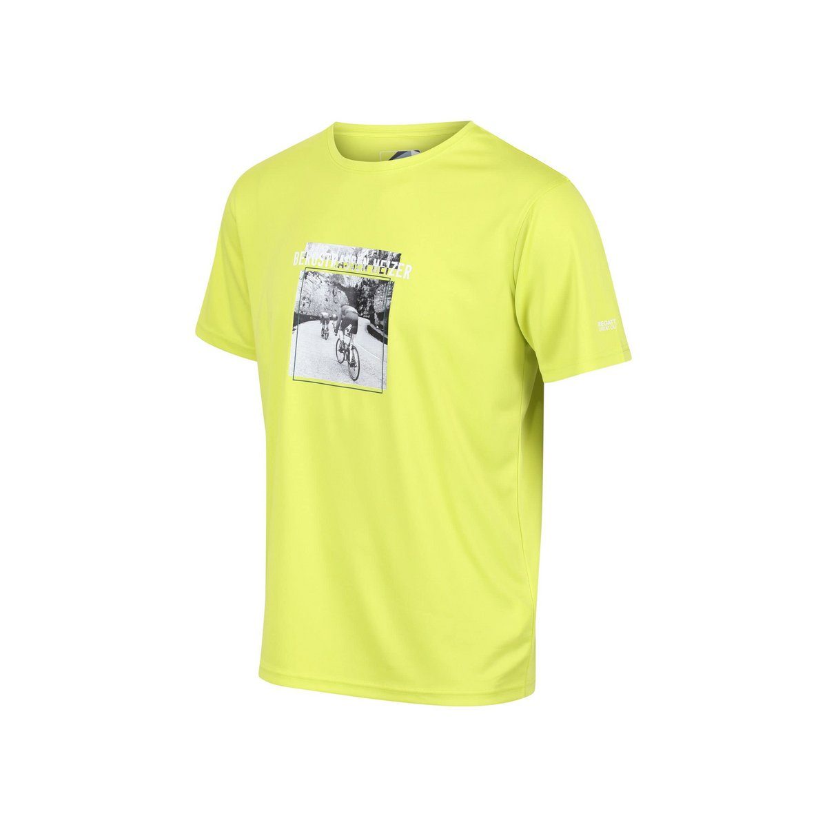 Regatta T-Shirt braun regular fit (1-tlg) Bright Kiwi