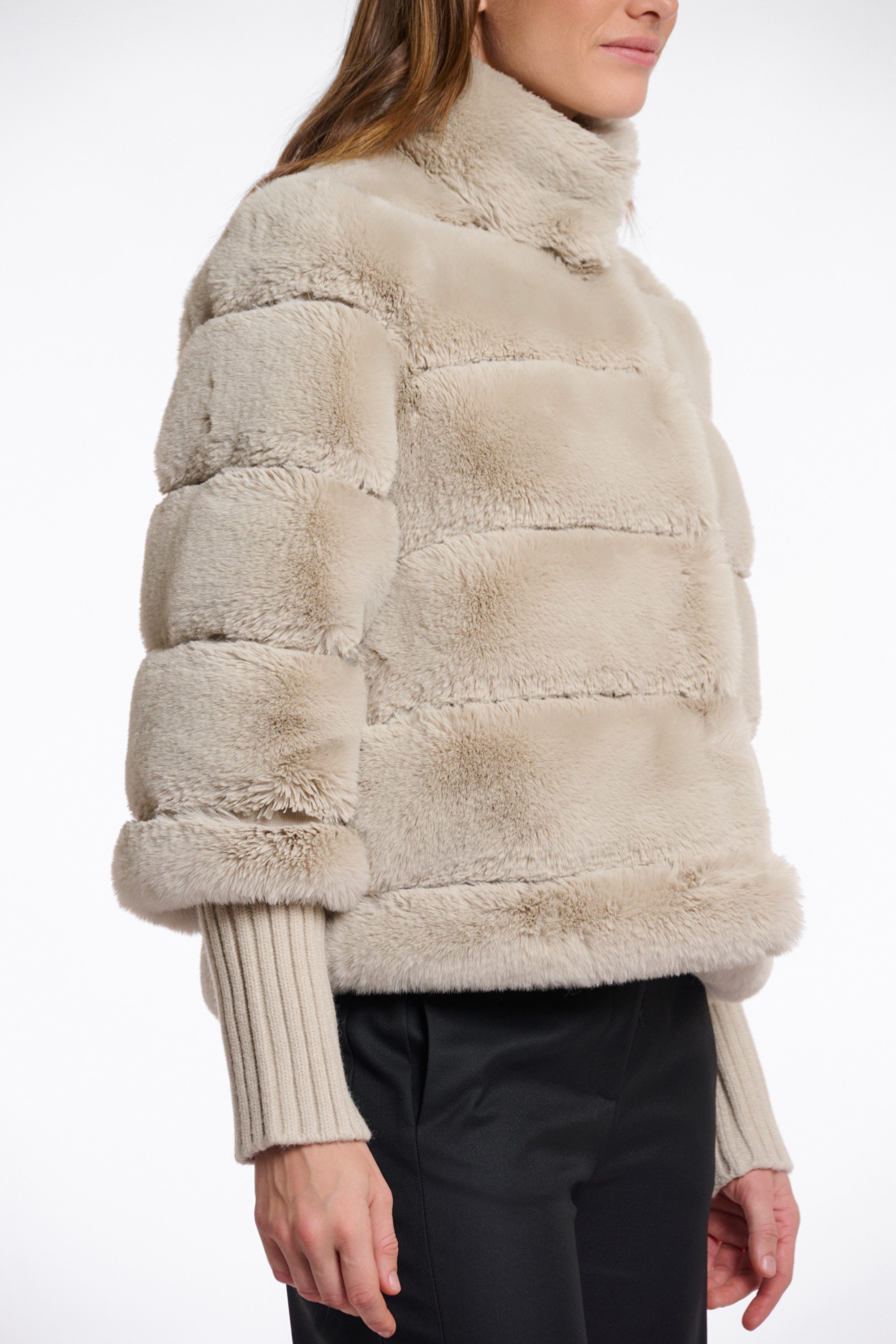 Rino & Pelle Fellimitatjacke günstig online kaufen