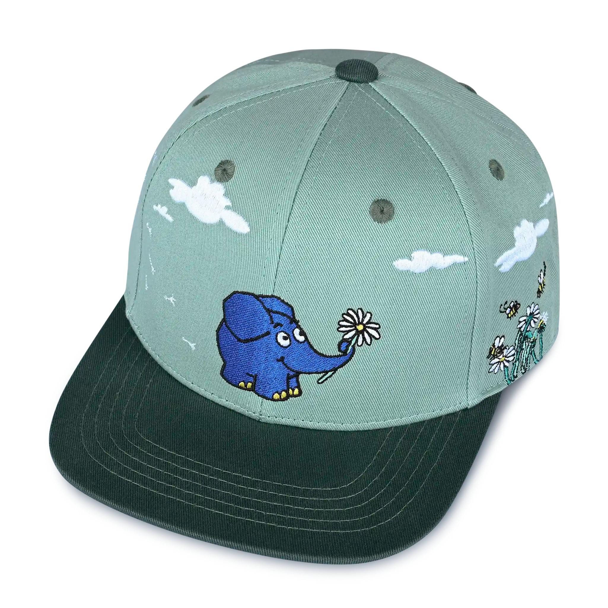 koaa Snapback Cap koaa - Der Elefant "Frühling" - Snapback Cap green (Basecap, Basecap, Snapback Cap)