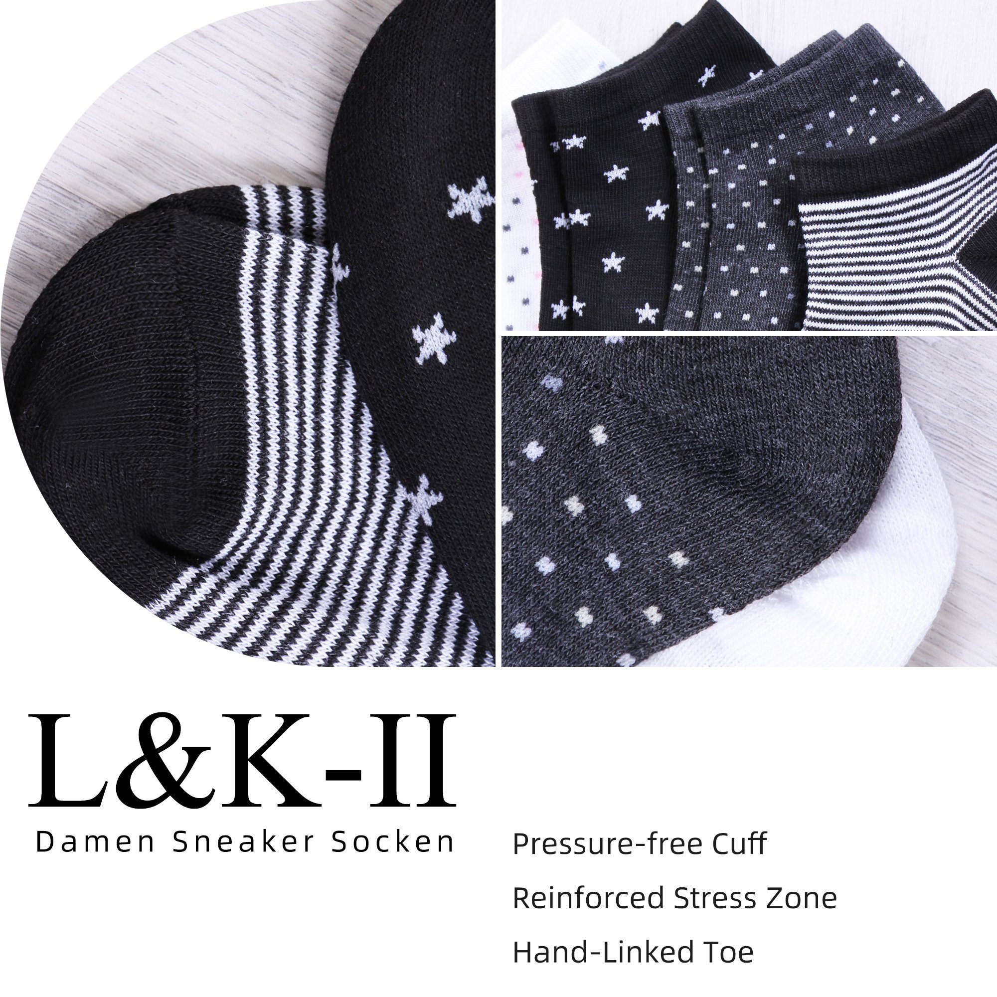 Libella Sneakersocken 92281 (12er-Pack) Sneaker Socken uni Farbe