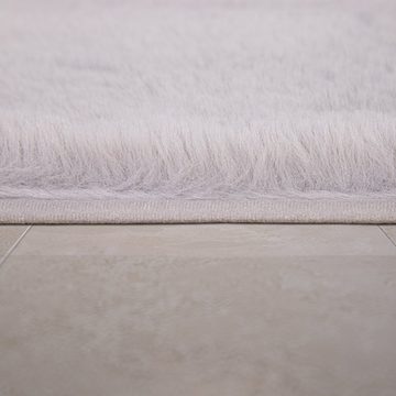 Badematte Badteppich Badezimmer Einfarbiges Design Paco Home, Höhe 2.6 mm, Polyester, Läufer
