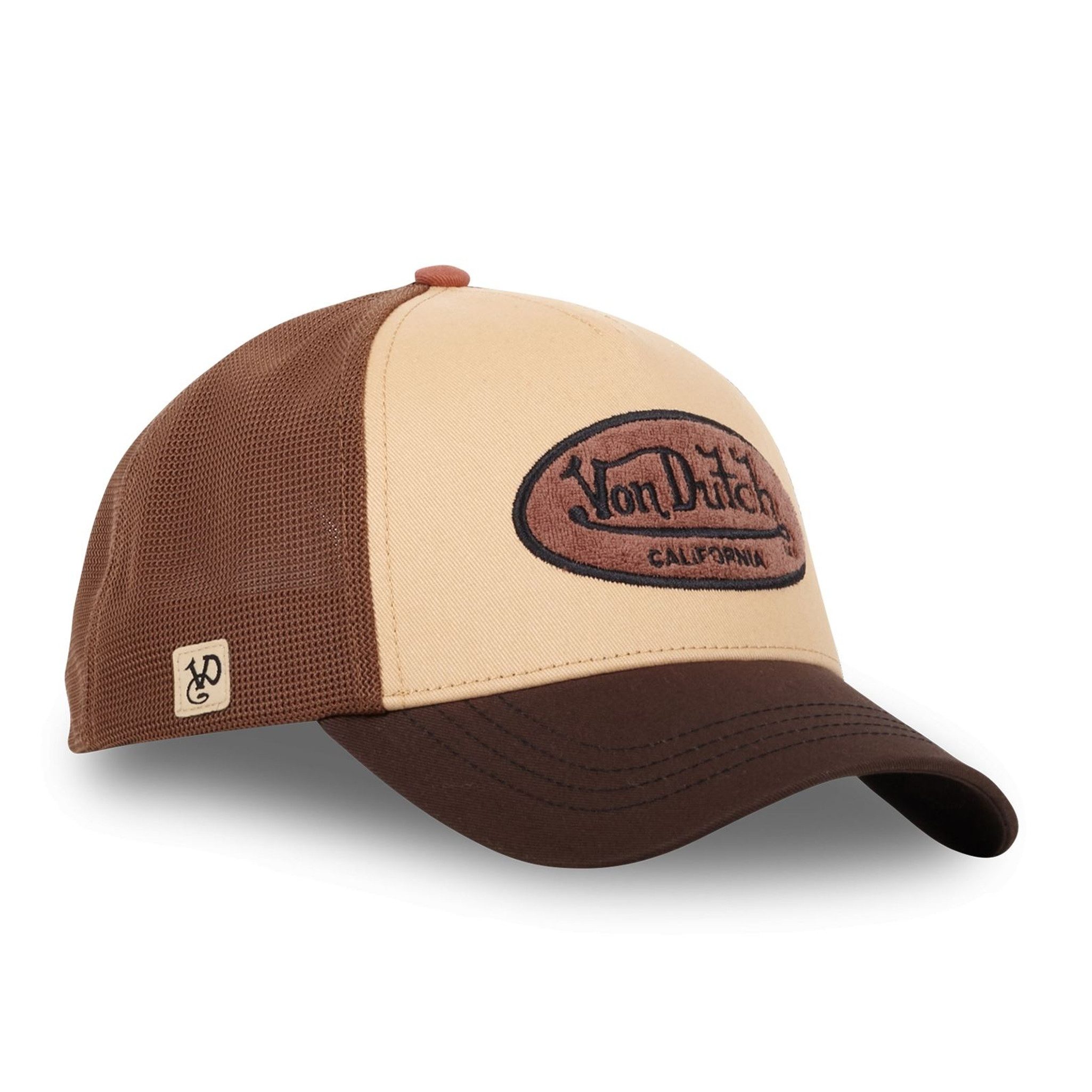 Von Dutch Trucker Cap Von Dutch Originals Trucker Cap - CALIFORNIA TERRY PATCH Mesh (Basecap, Basecap, Meshcap, Trucker Kappe)